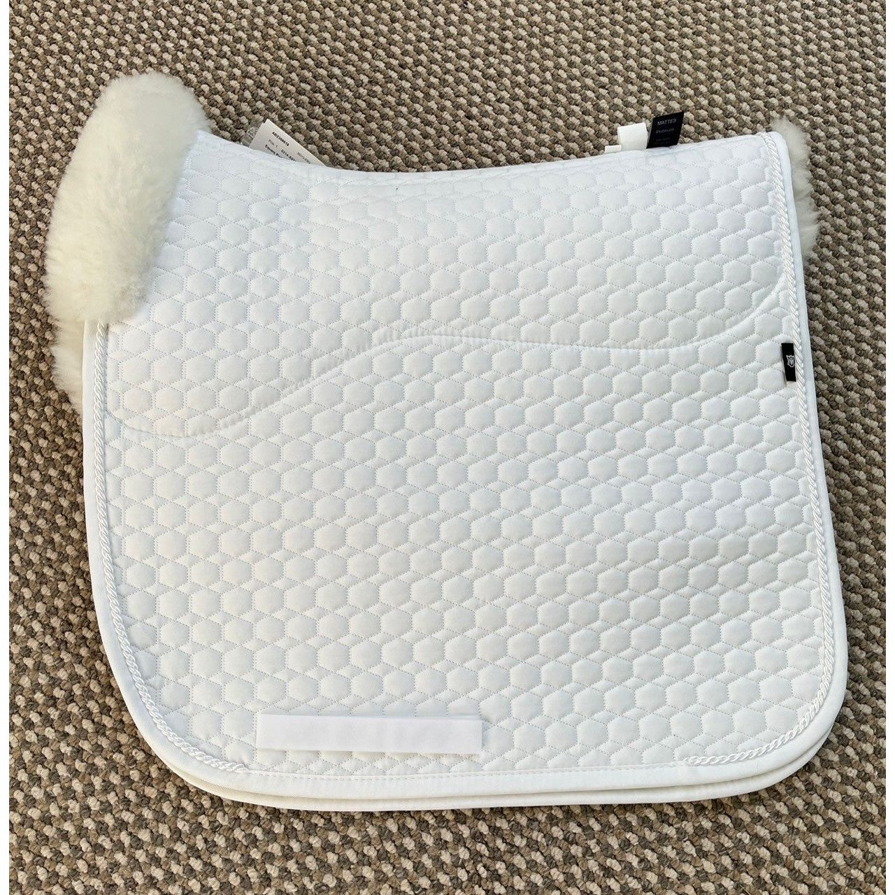 Mattes Semi-Lined Saddlepad with front trim - in stock and ready to wear!