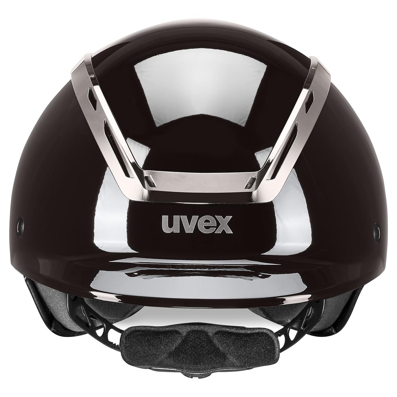 Uvex Exxeed Shiny Chrome Helmet