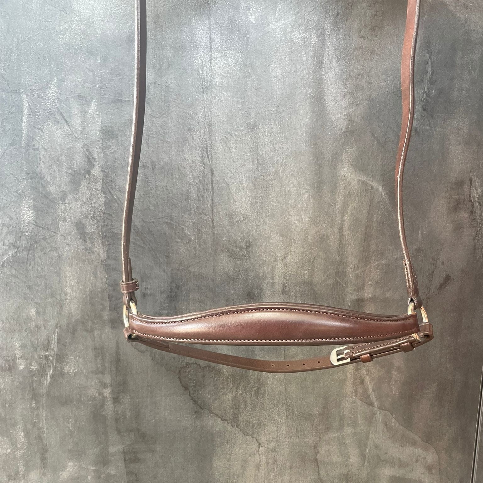 Passier Drop Noseband - Brown - FULL