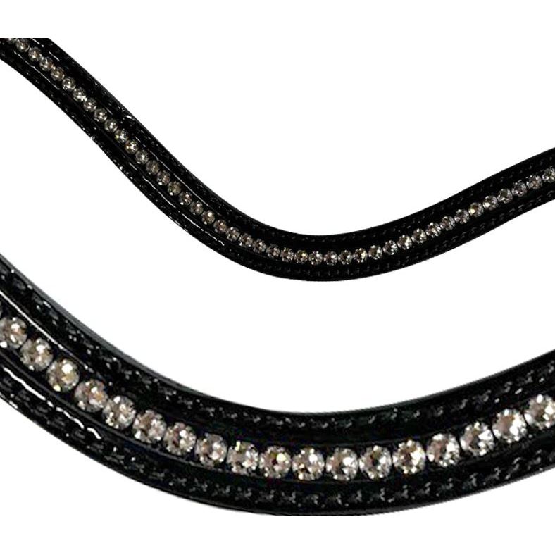 Fairfax Black Patent Browbands