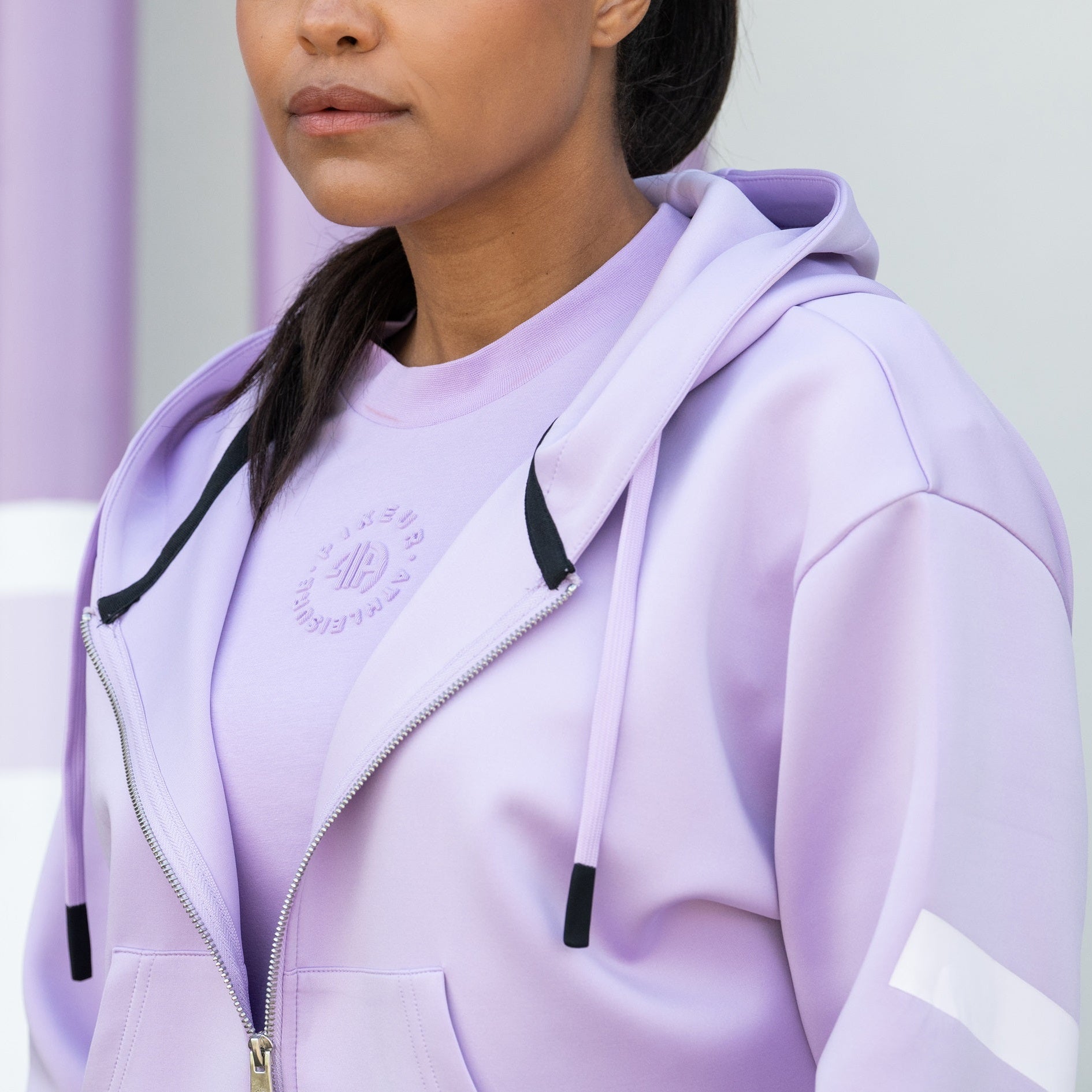 Pikeur SS25 Hoody Jacket 'Athleisure' 7281- Lavender Blush
