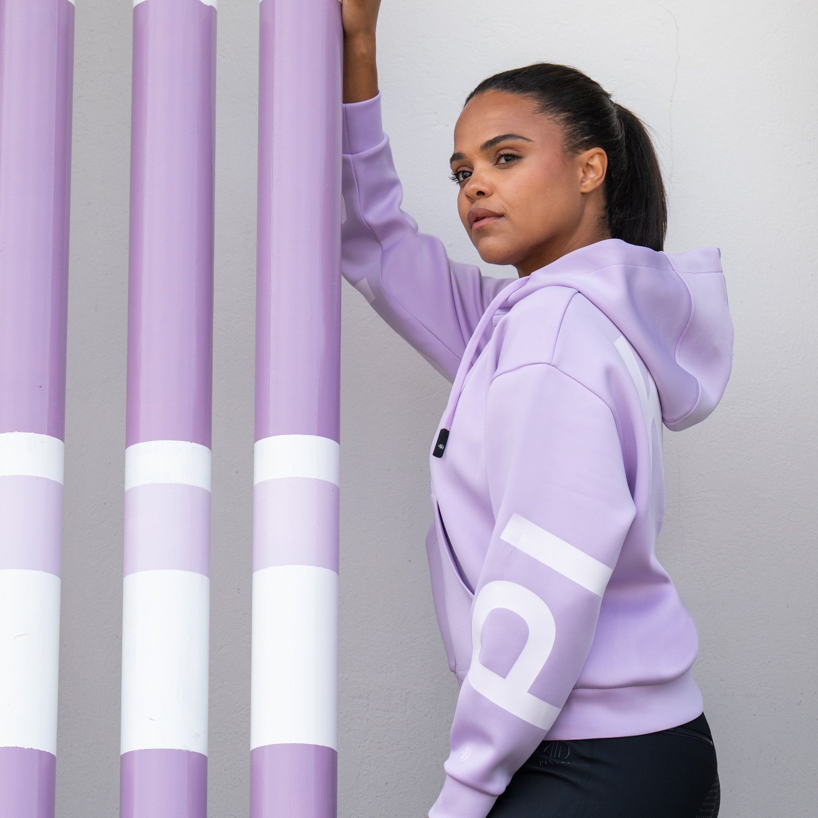 Pikeur SS25 Hoody Jacket 'Athleisure' 7281- Lavender Blush