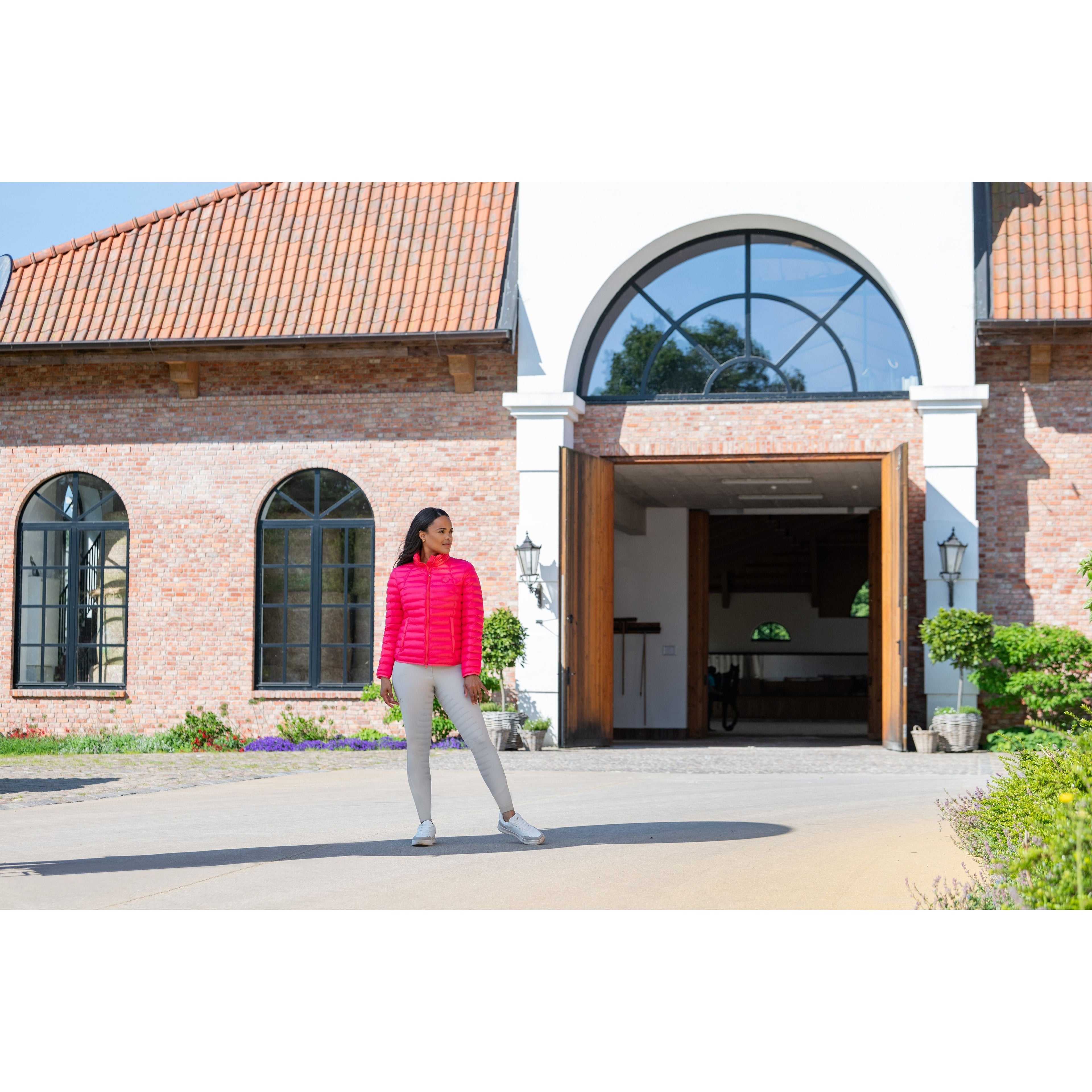 Pikeur SS26 Quilted Jacket Athleisure - 1023 - Raspberry Pink 950