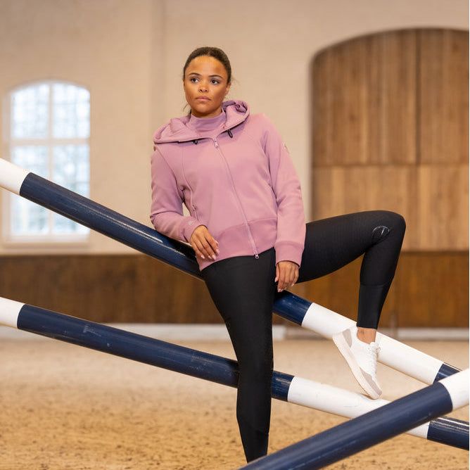Pikeur AW25 Fleece Jacket 8046 'Athleisure'- Berry Blush