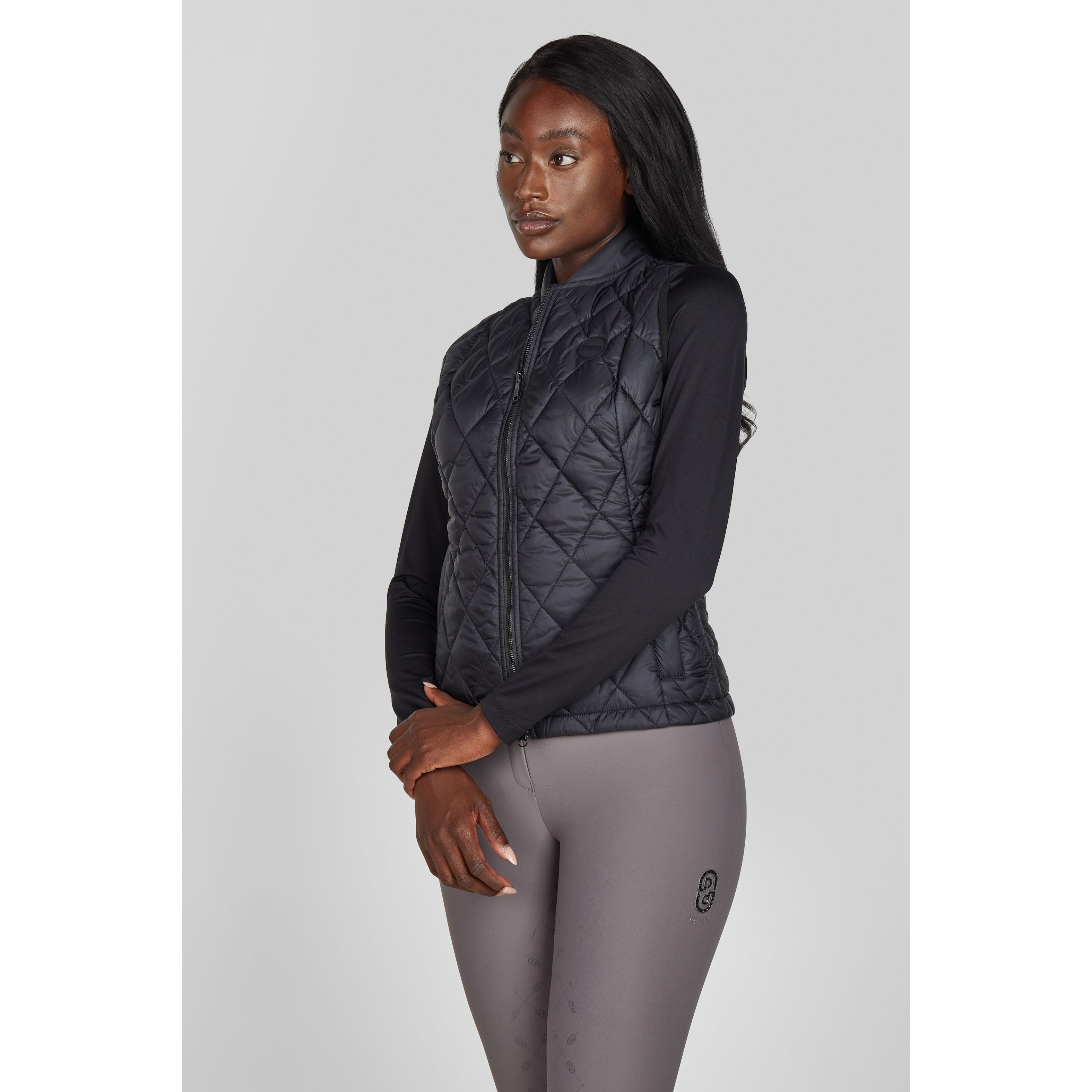 Pikeur SS26 Quilted Vest Selection 1001- Black 290