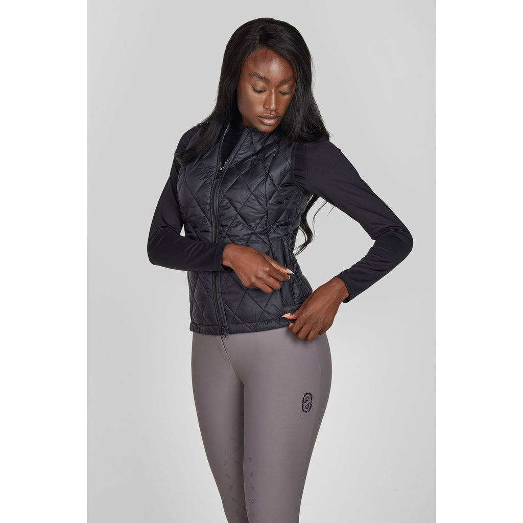 Pikeur SS26 Quilted Vest Selection 1001- Black 290