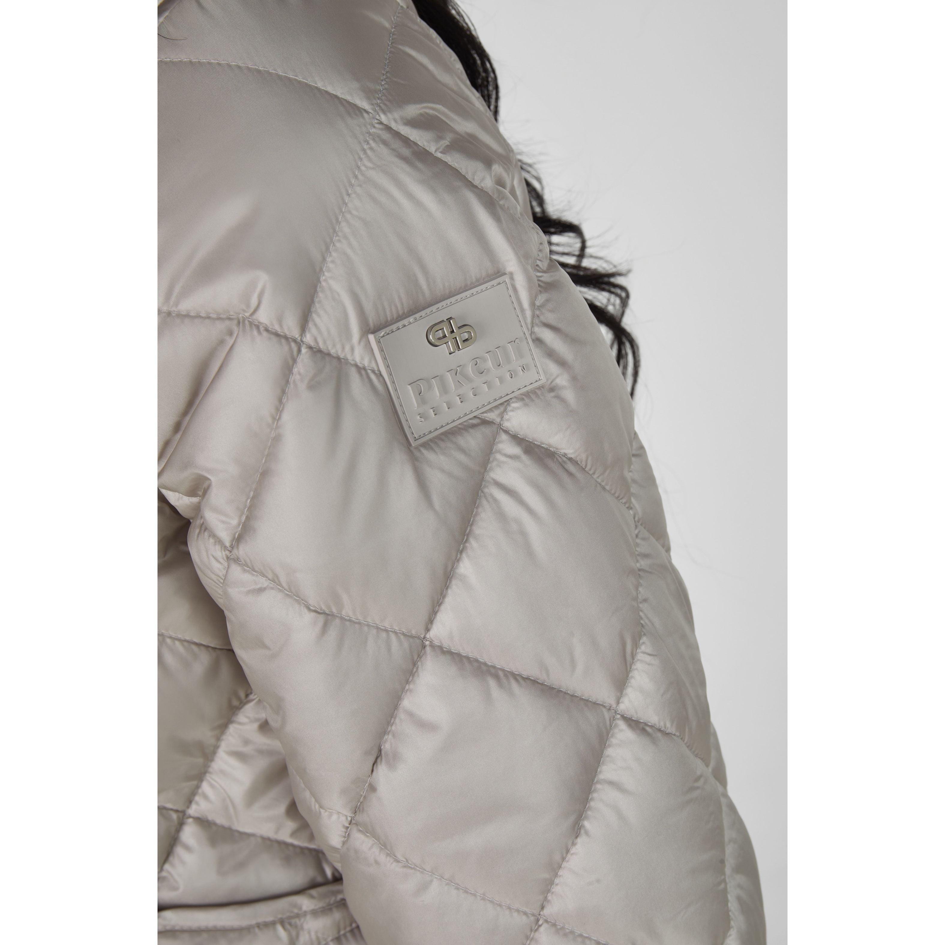 Pikeur SS26 Quilted Jacket Selection 1016- Pearl Gray 220