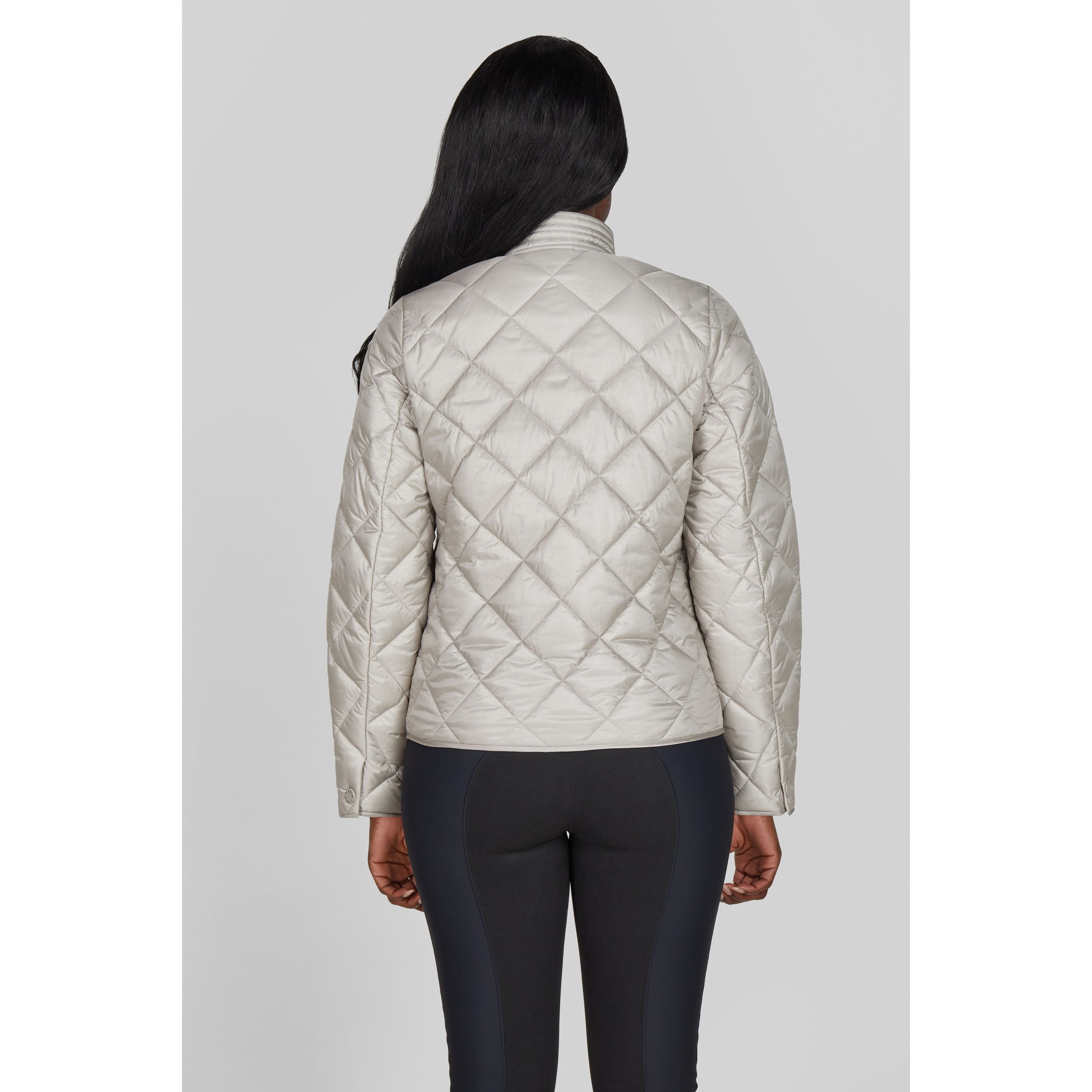 Pikeur SS26 Quilted Jacket Selection 1016- Pearl Gray 220