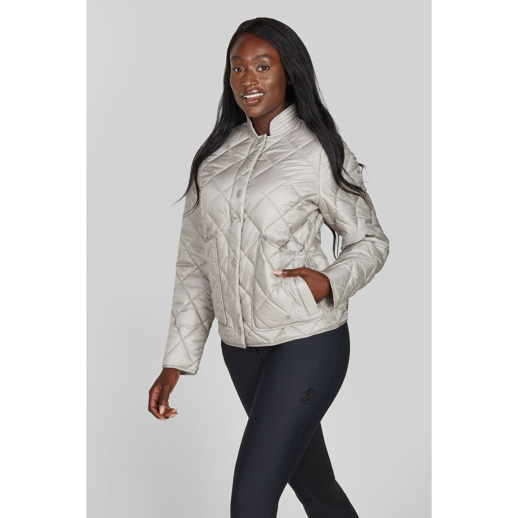 Pikeur SS26 Quilted Jacket Selection 1016- Pearl Gray 220