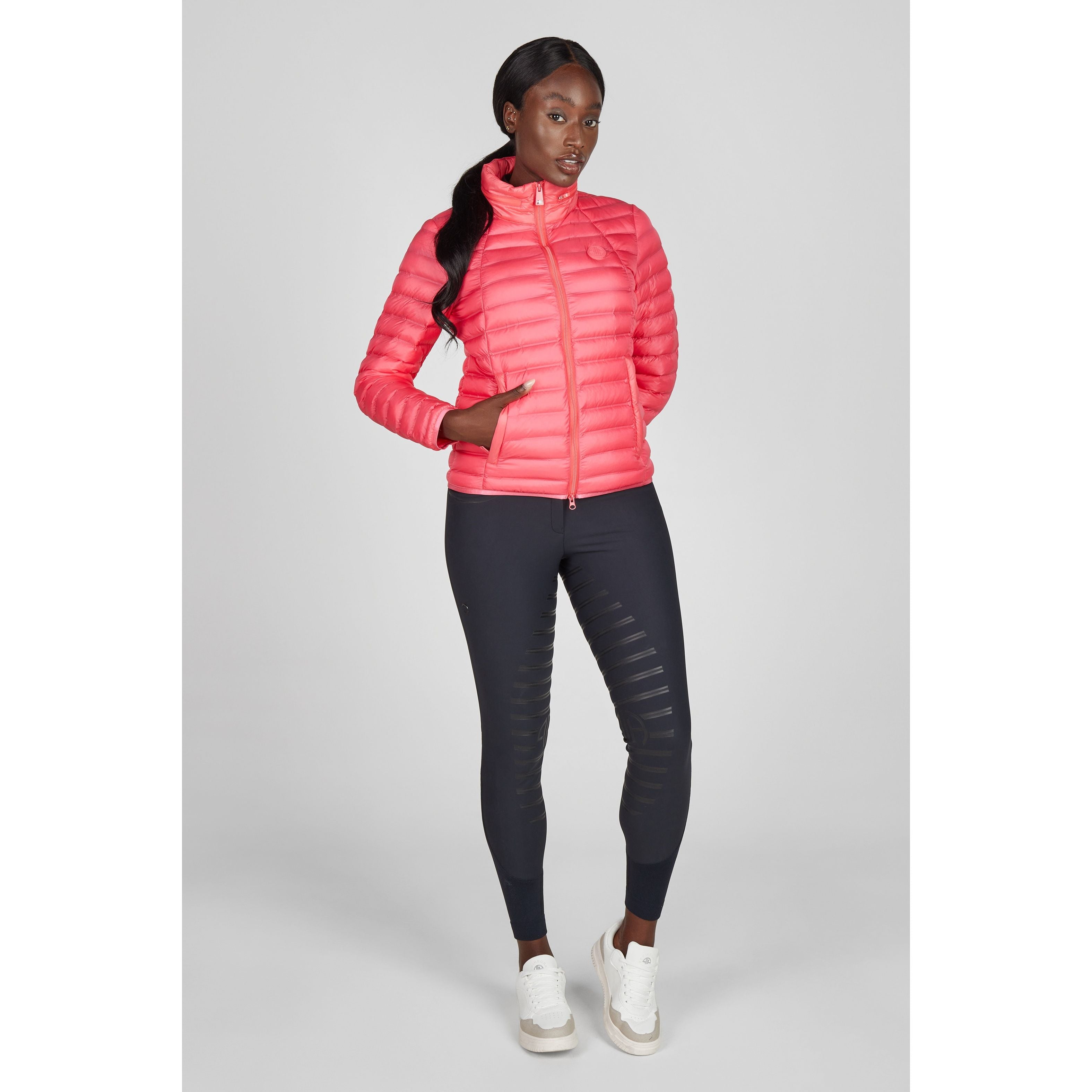 Pikeur SS26 Quilted Jacket Athleisure - 1023 - Raspberry Pink 950