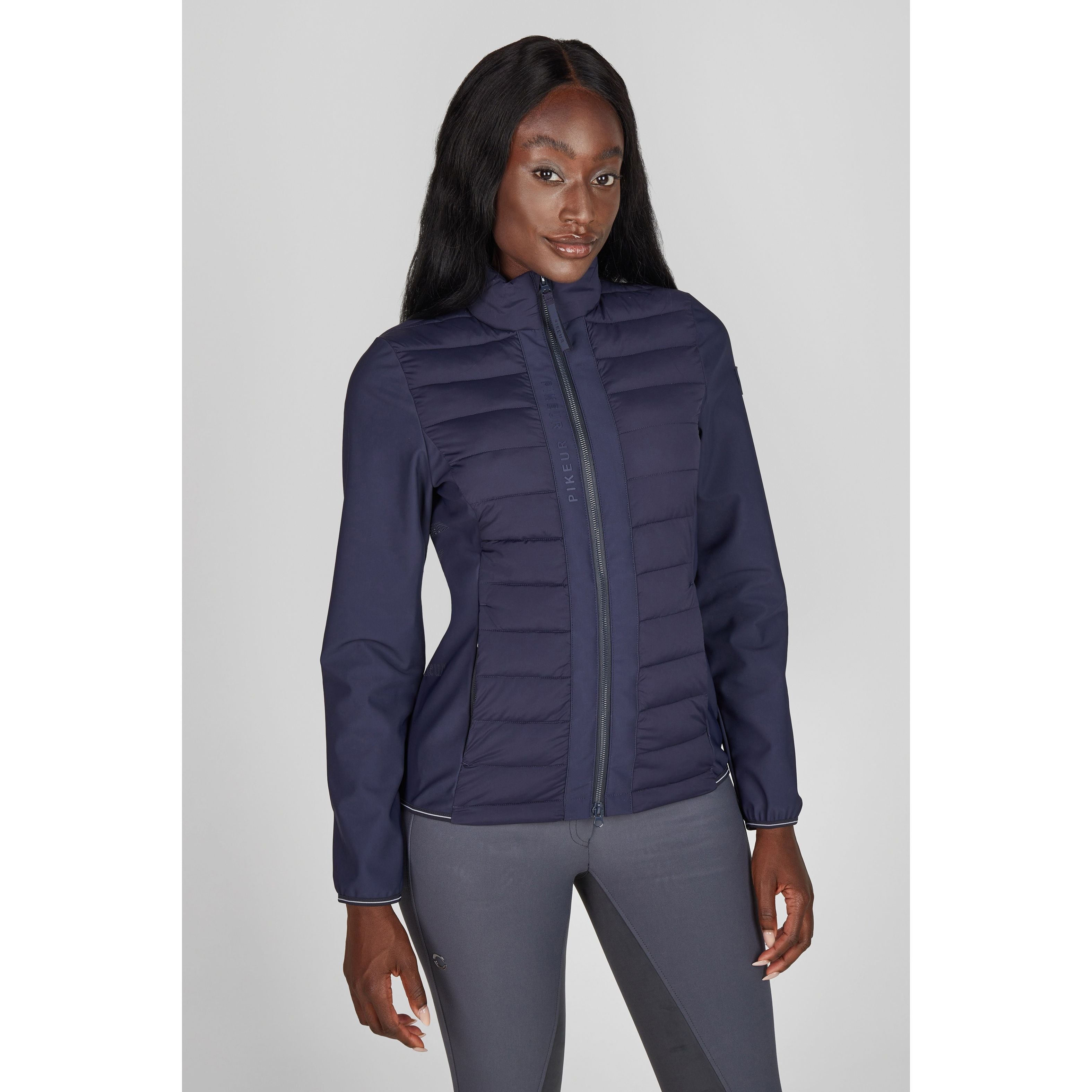 Pikeur SS26 Hybrid Jacket - 1043 - Night Blue 390 - DUE MARCH