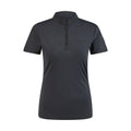 Pikeur SS26 Function Zip Shirt Selection - 1216 - Black 290