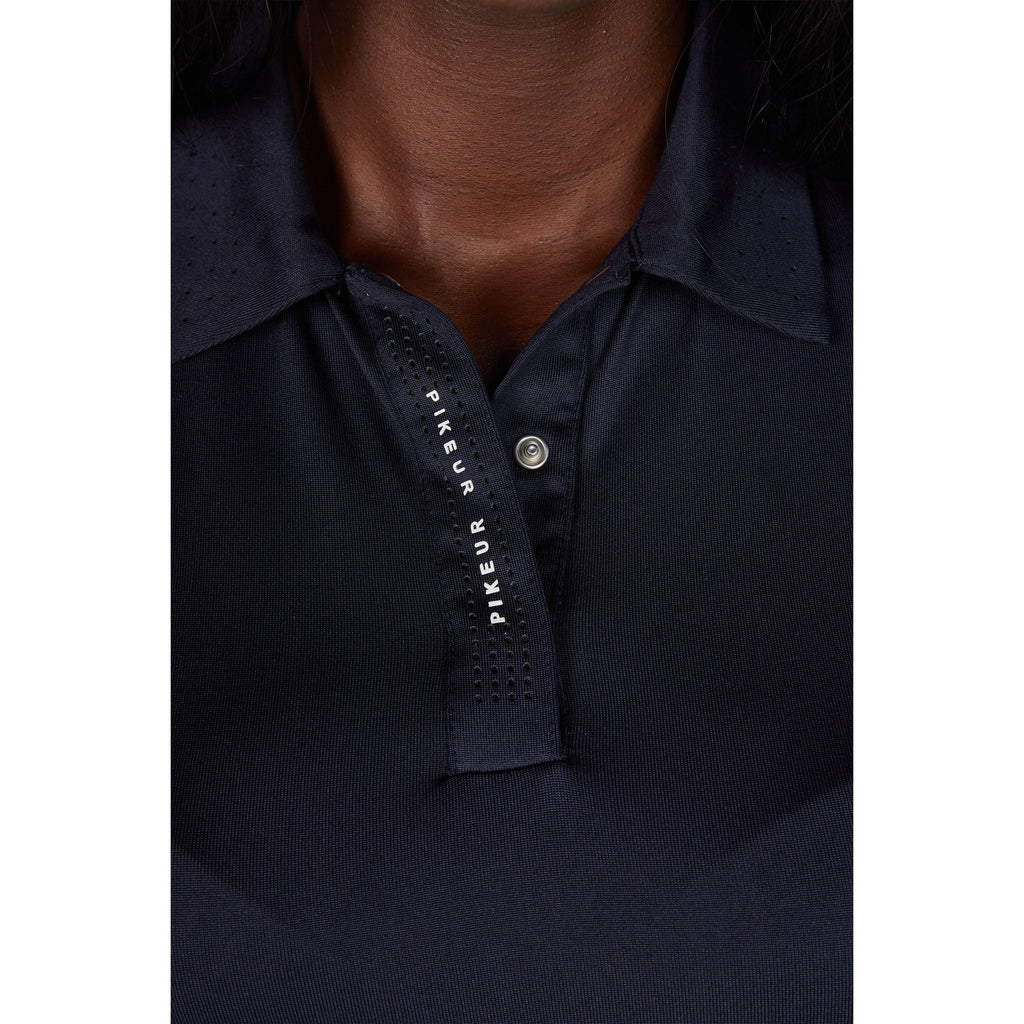 Pikeur SS26 Polo Shirt - 1236 - Night Blue 390
