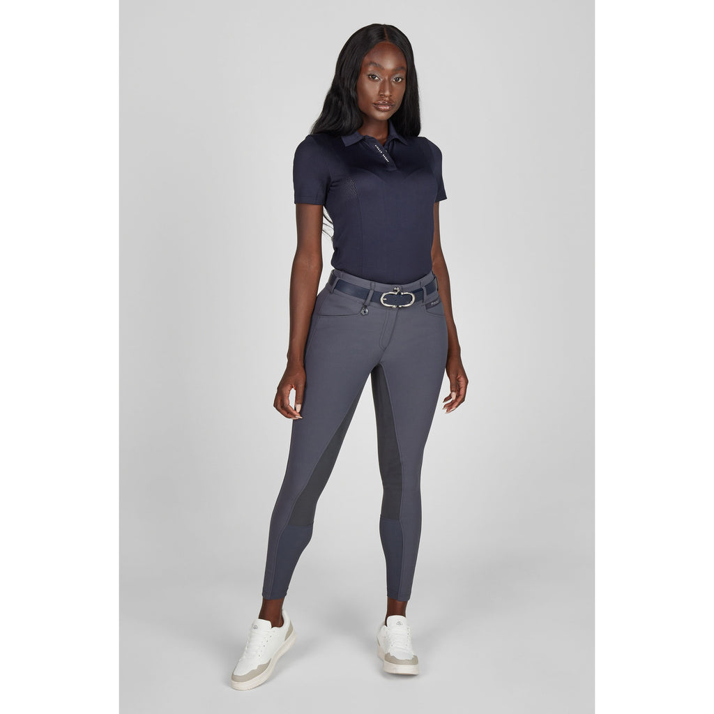 Pikeur SS26 Polo Shirt - 1236 - Night Blue 390
