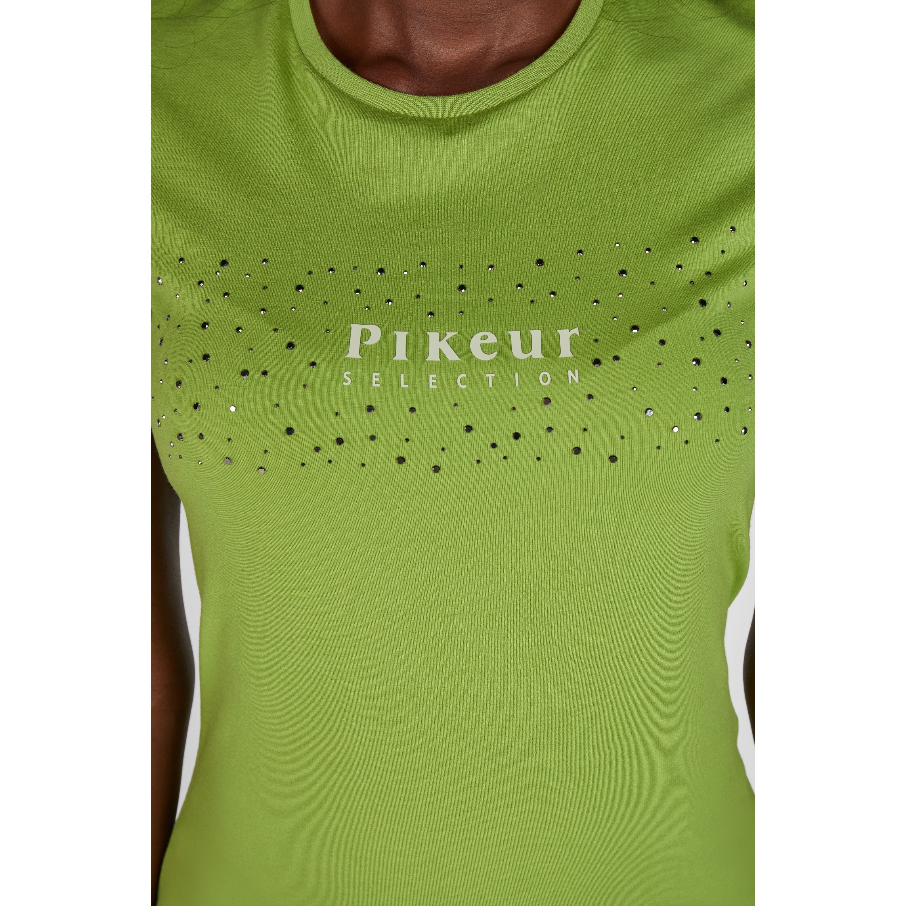 Pikeur SS26 Cotton Shirt Selection - 1247 - Leaf Green 130