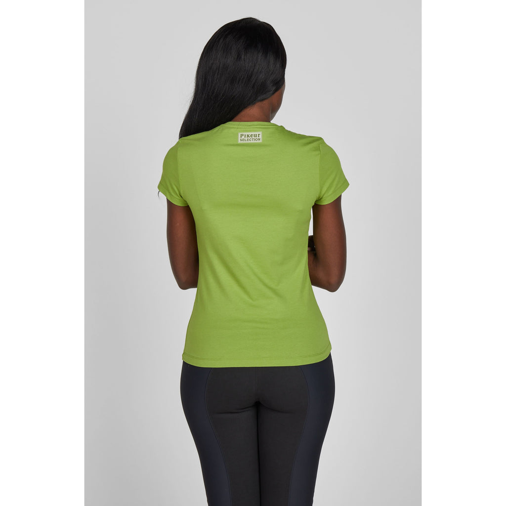 Pikeur SS26 Cotton Shirt Selection - 1247 - Leaf Green 130