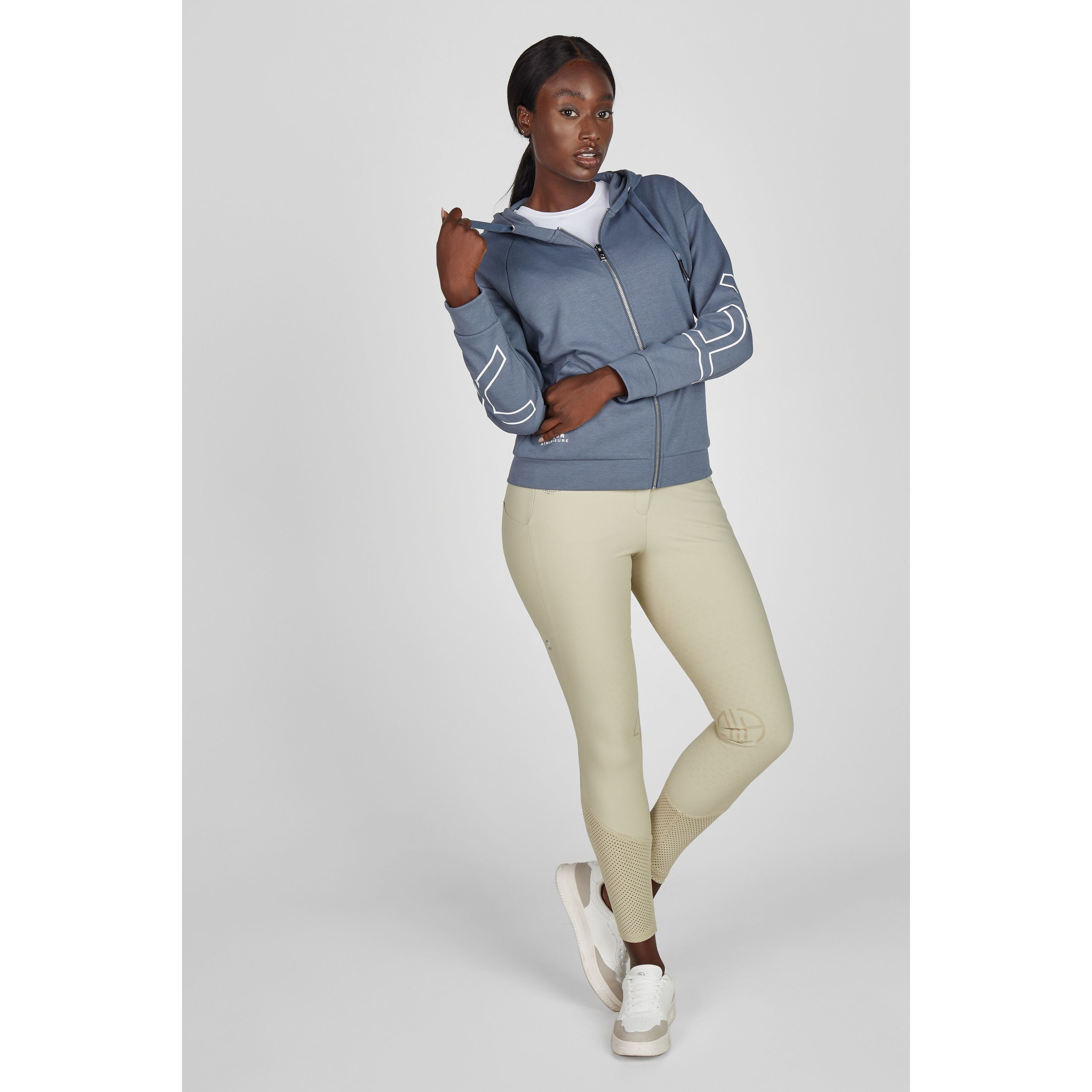 Pikeur SS26 Hoody Jacket Athleisure 1286 - Ash Blue 340