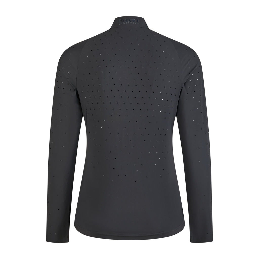 Pikeur SS26 Function Zip Shirt Selection - 1322 - Black 290