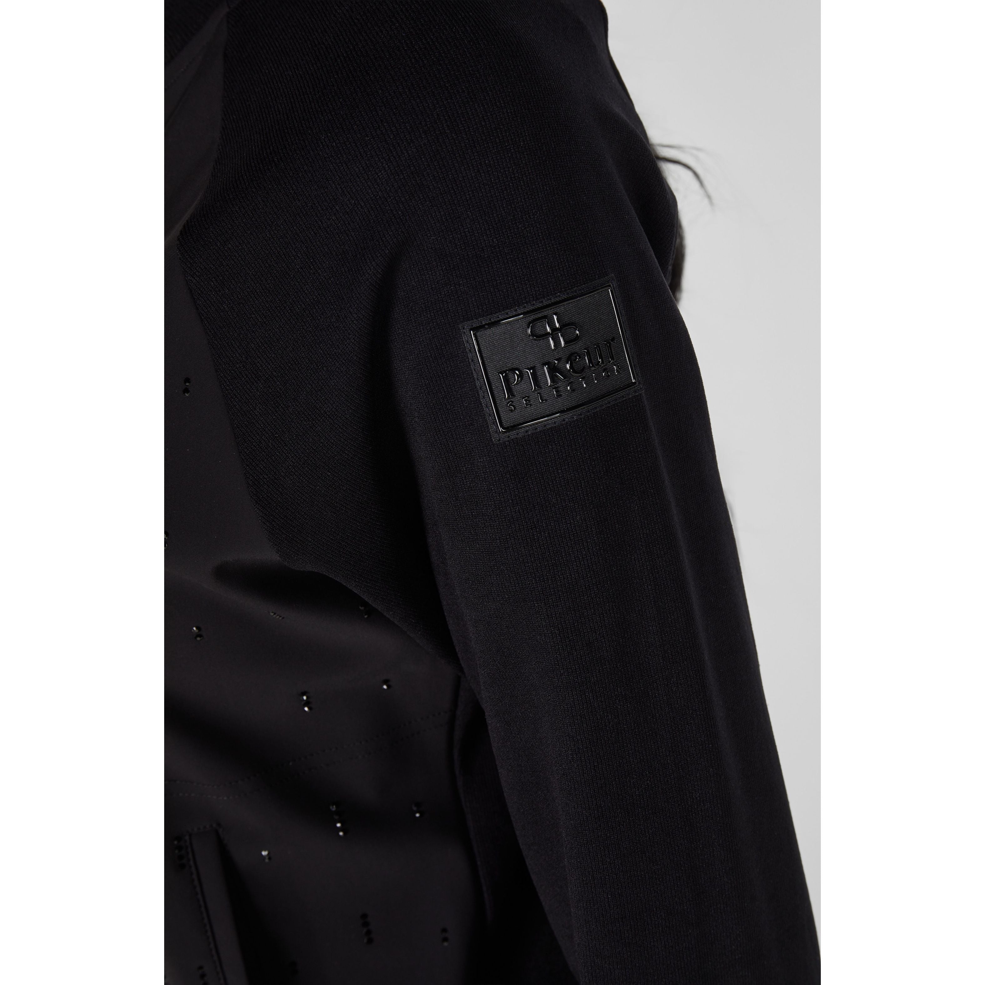 Pikeur SS26 Knit Hybrid Blouson Selection 1325- Black 290