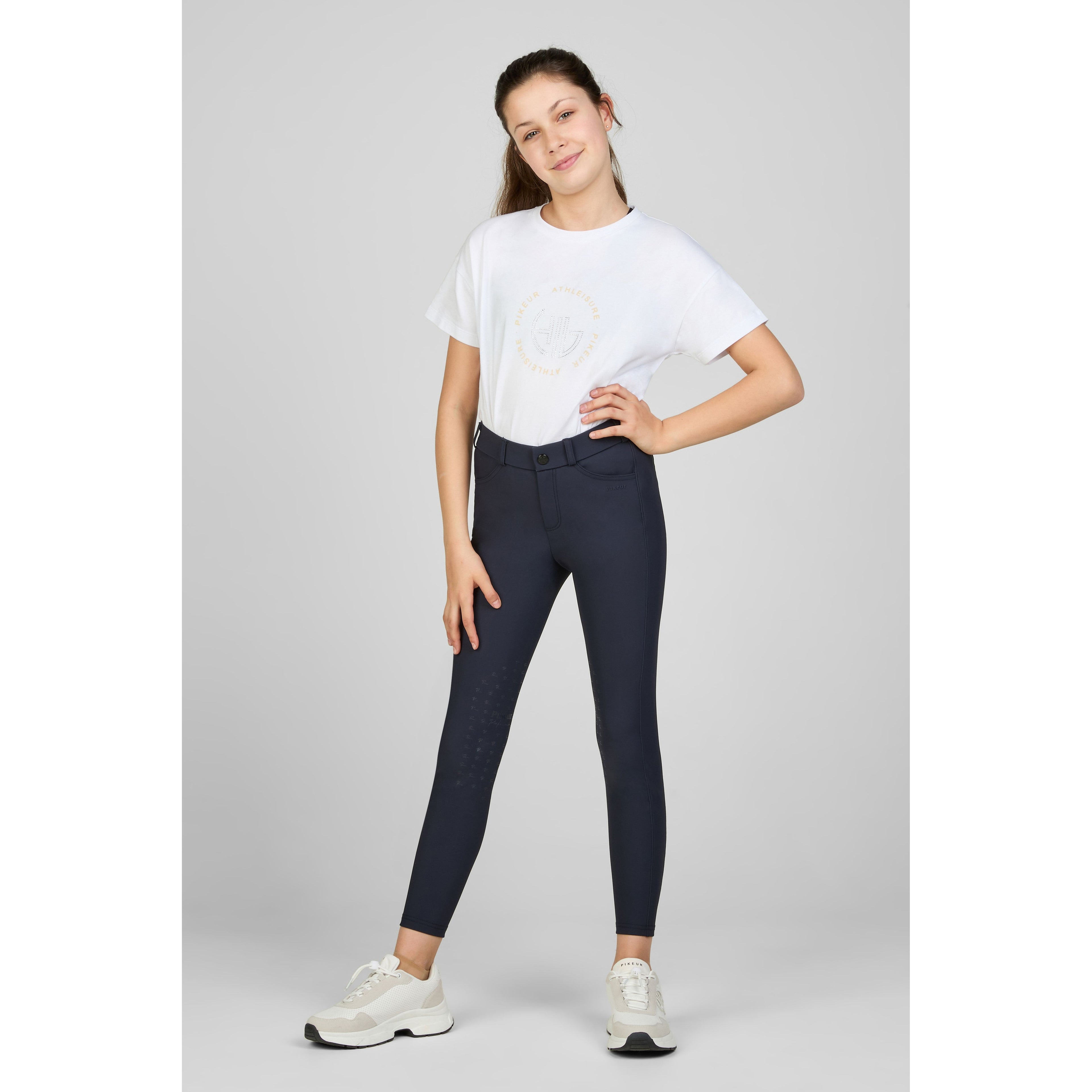 Pikeur New Brooklyn NightBlue knee patch - Youth size 152