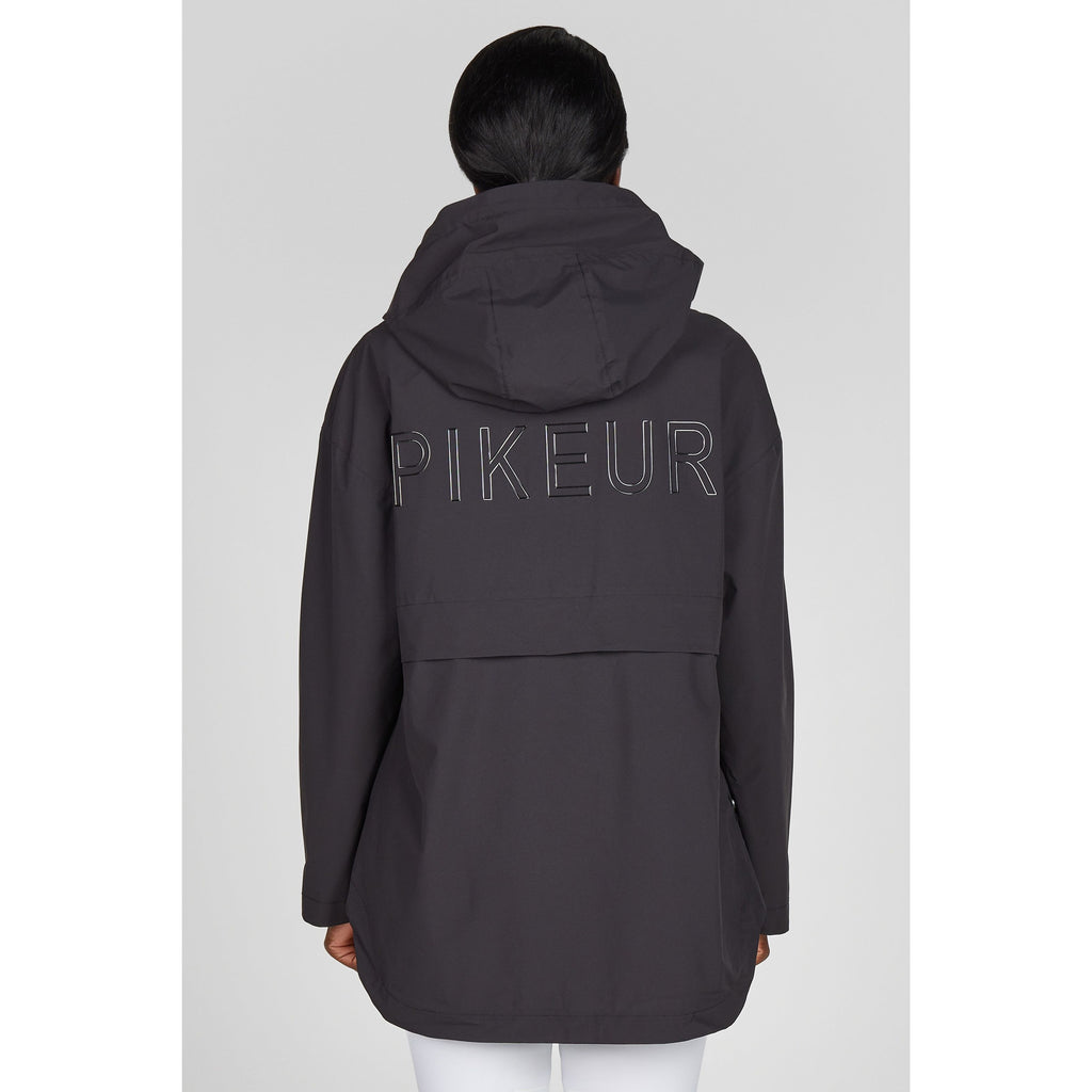 Pikeur SS26 Rain Zip Poncho Athleisure - 1844 - Black 290