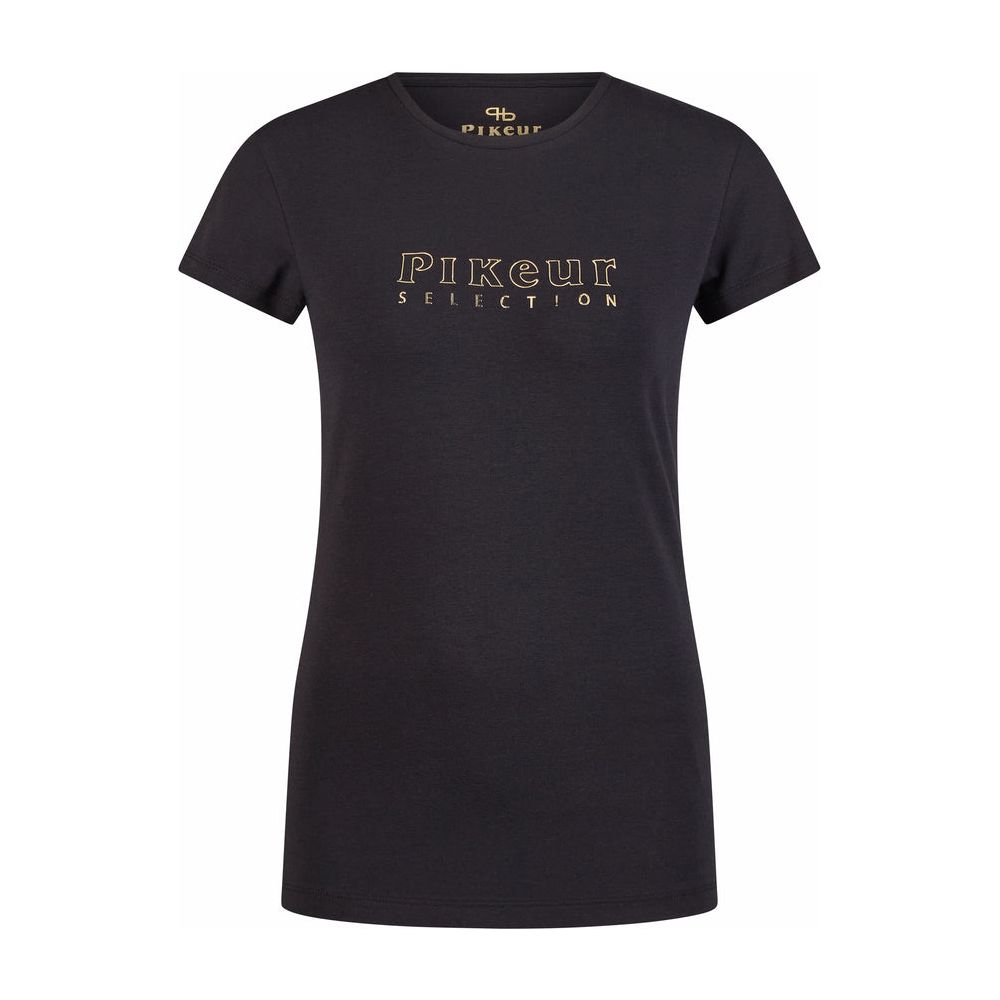 Pikeur SS25 Roundneck Shirt 'Selection' 7213- Black