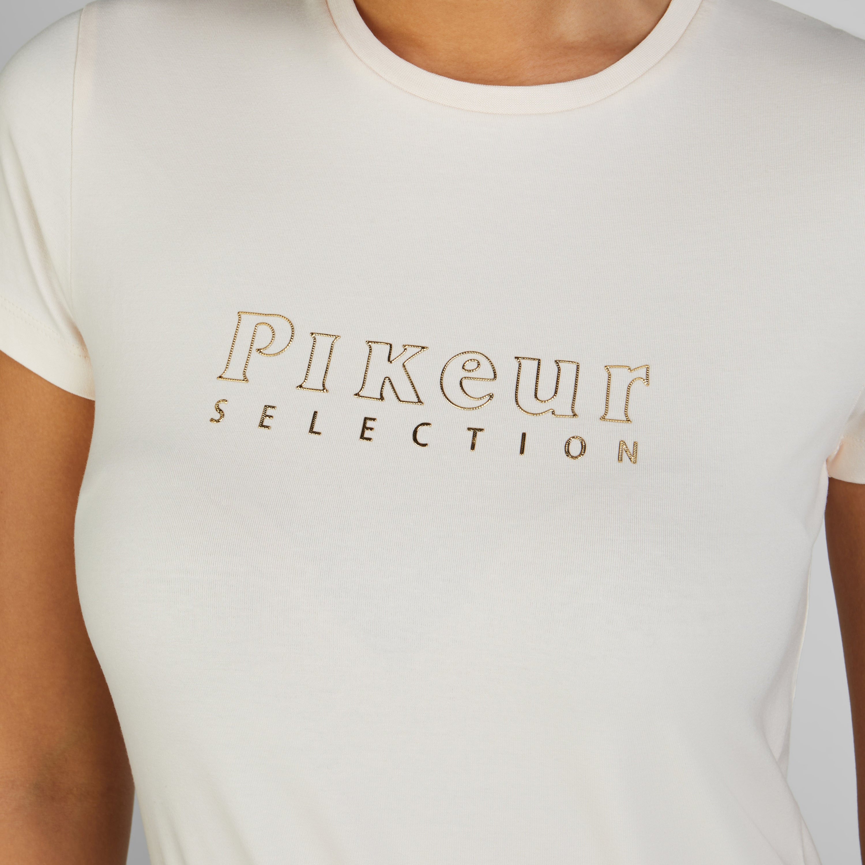 Pikeur SS25 Roundneck Shirt 'Selection' 7213- Soft Rose