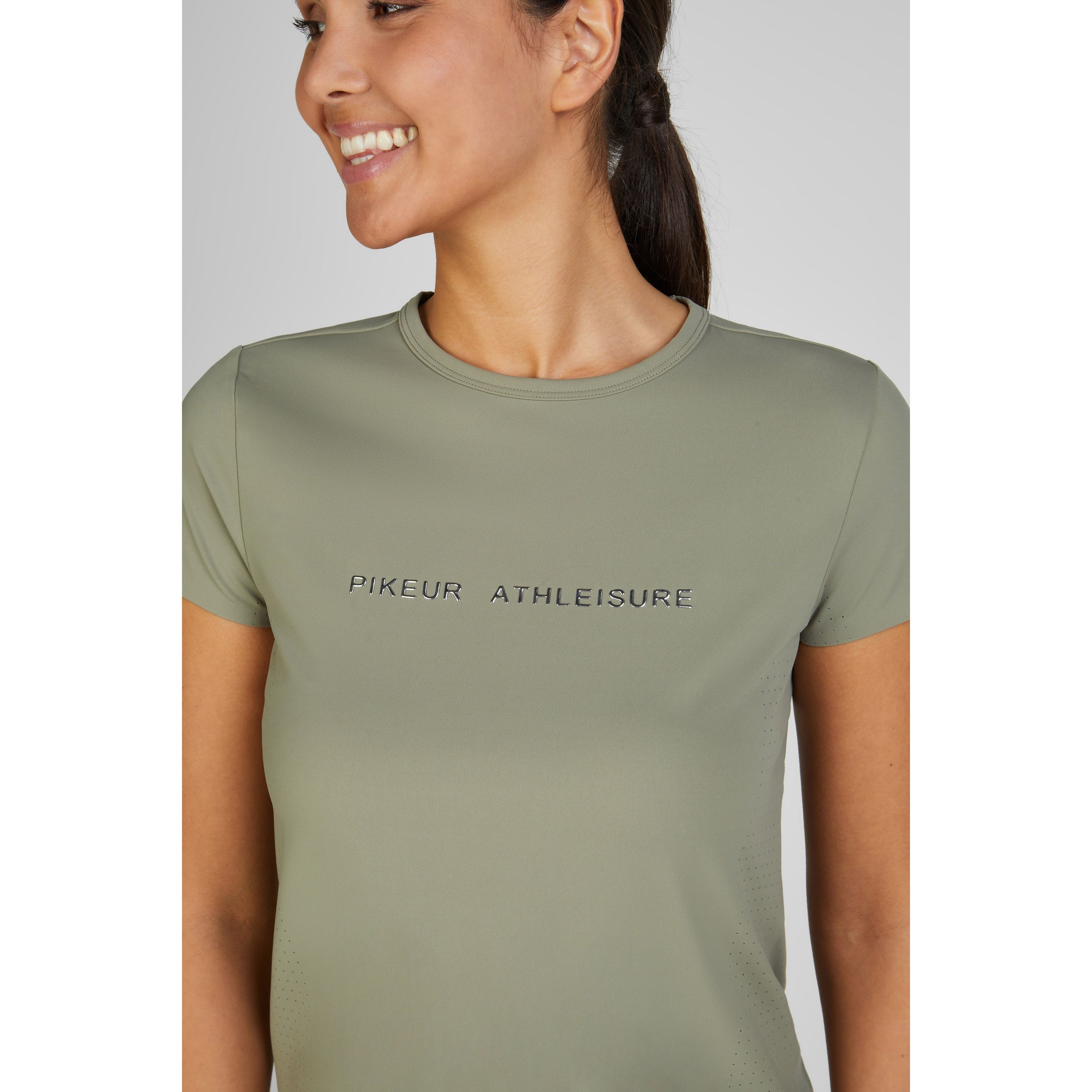 Pikeur SS25 Functional Shirt 'Athleisure' 7218- Moss Green