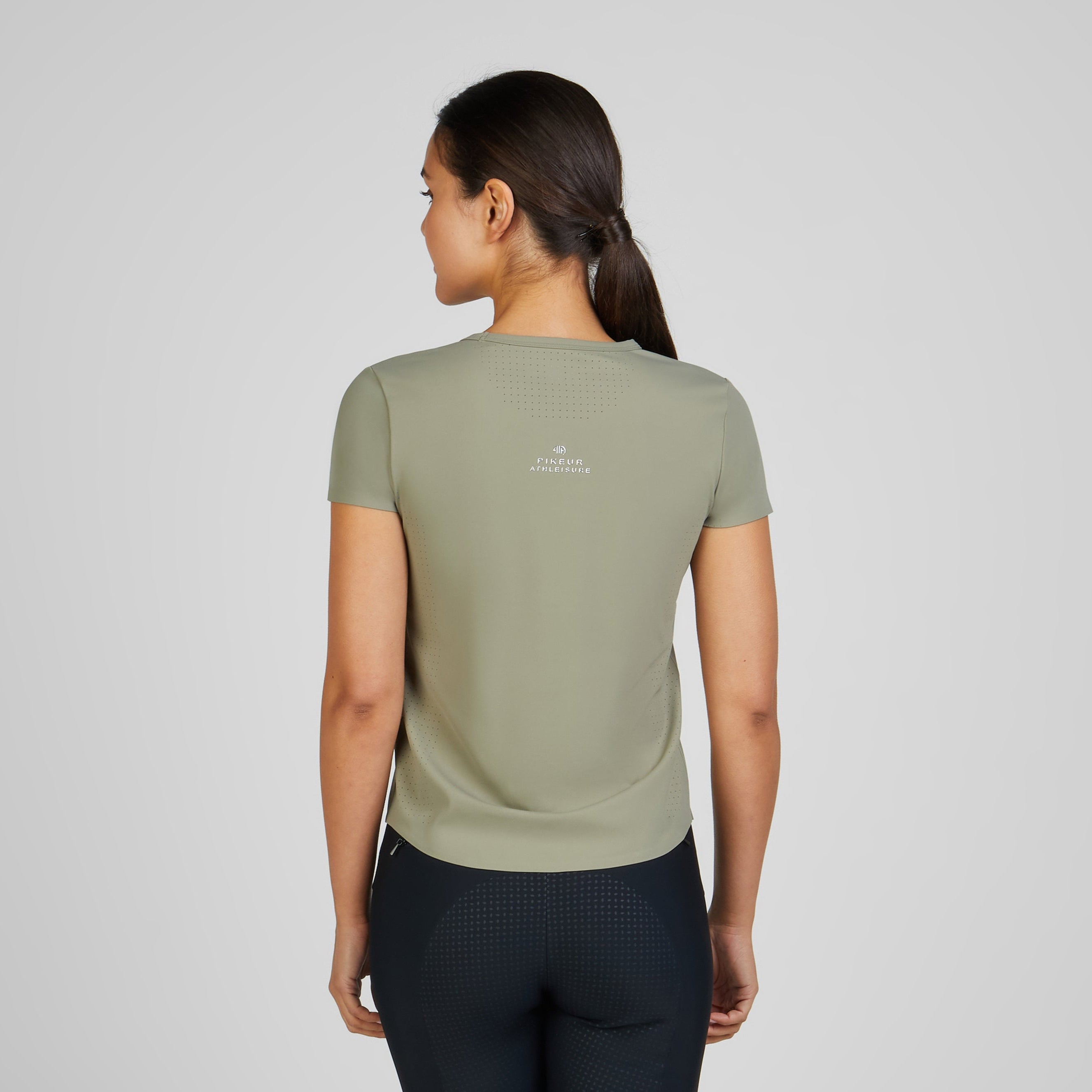 Pikeur SS25 Functional Shirt 'Athleisure' 7218- Moss Green