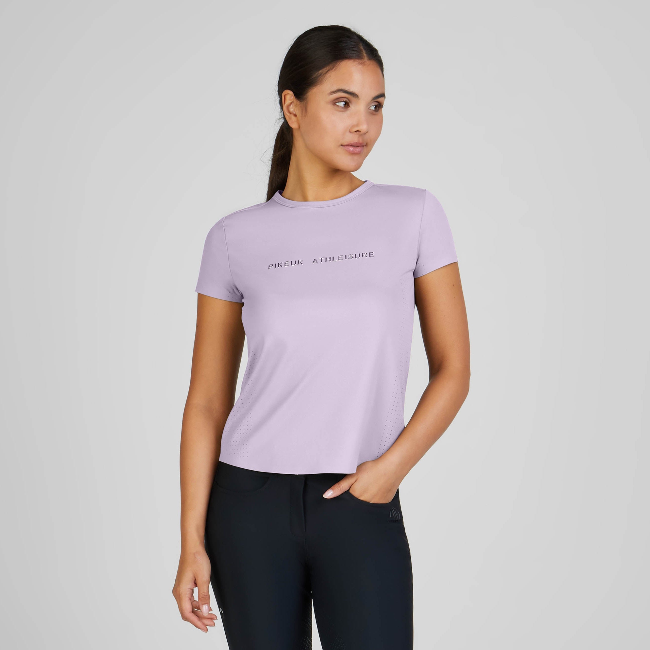 Pikeur SS25 Functional Shirt 'Athleisure' 7218- Lavender Blush