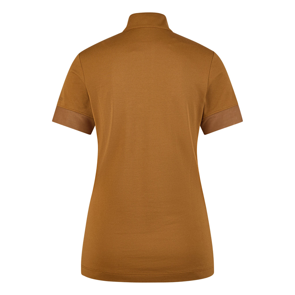 Pikeur SS25 Pique Shirt 'Sports' 7230- Golden Caramel