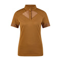 Pikeur SS25 Pique Shirt 'Sports' 7230- Golden Caramel