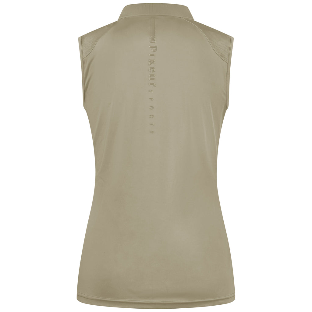 Pikeur SS25 Sleeveless Shirt 'Sports' 7235- Moss Green