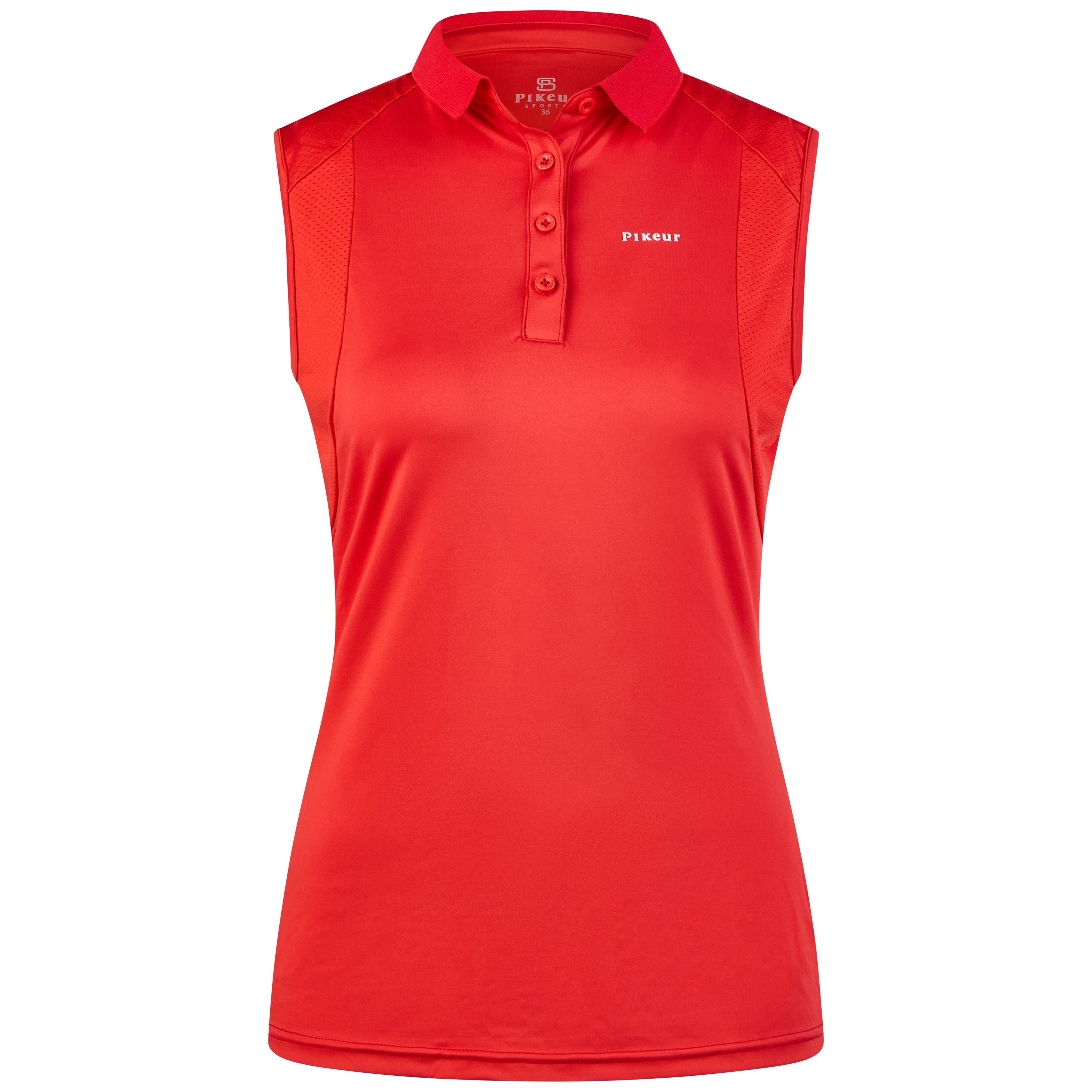 Pikeur SS25 Sleeveless Shirt 'Sports' 7235- Red Flame