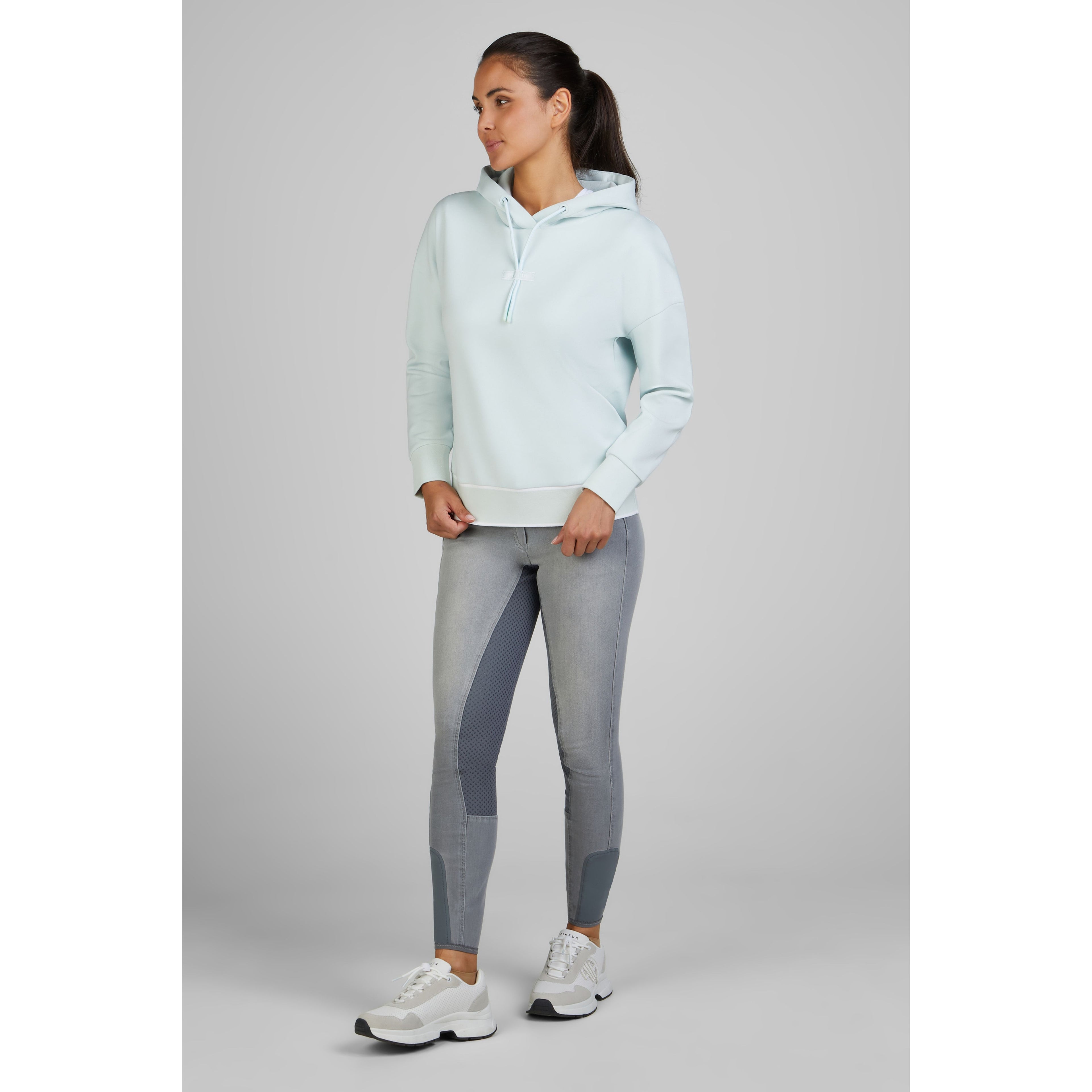 Pikeur Zip Shirt – Chemise D'équitation Sport Avec Col Strass, Neuve