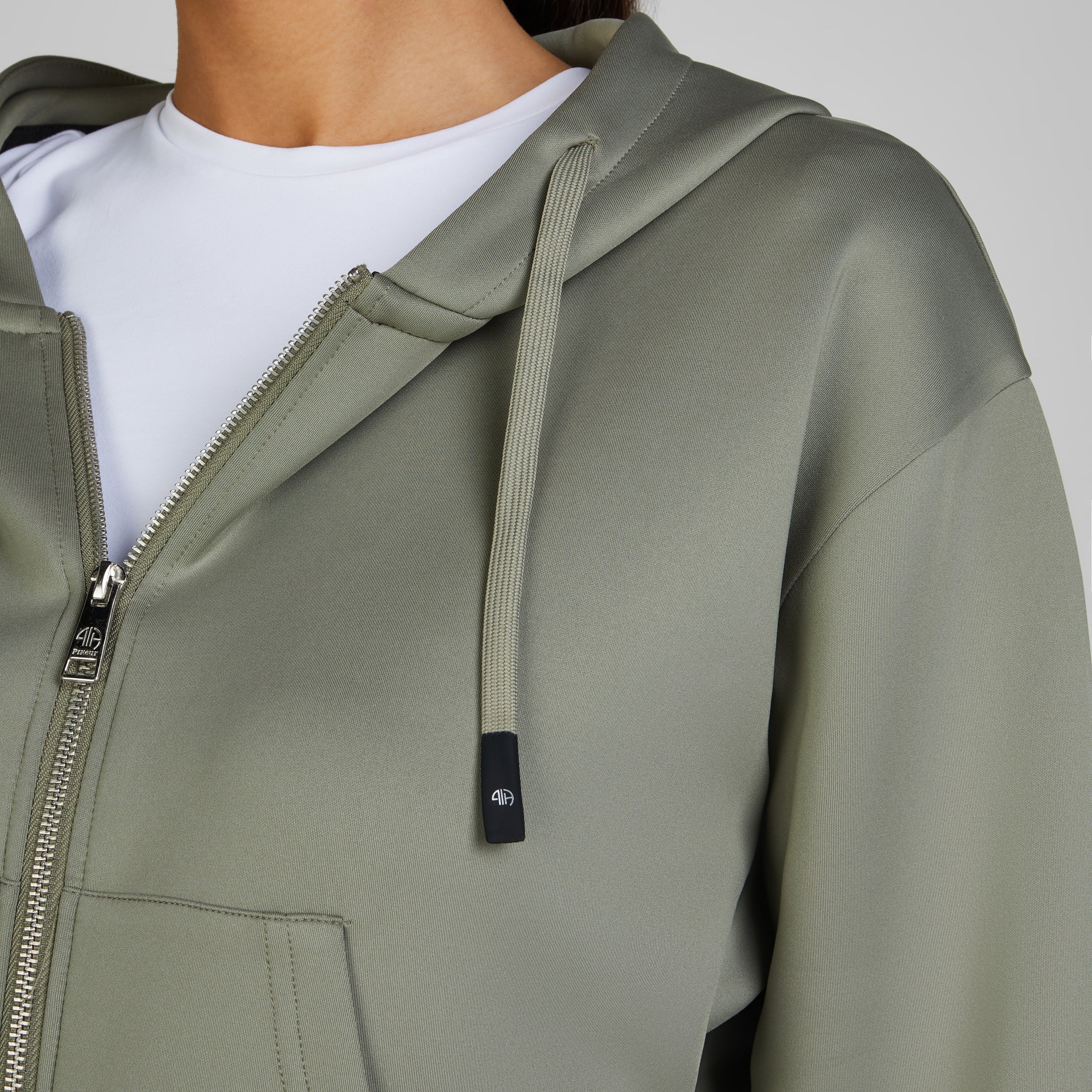 Pikeur SS25 Hoody Jacket 'Athleisure' 7281- Moss Green