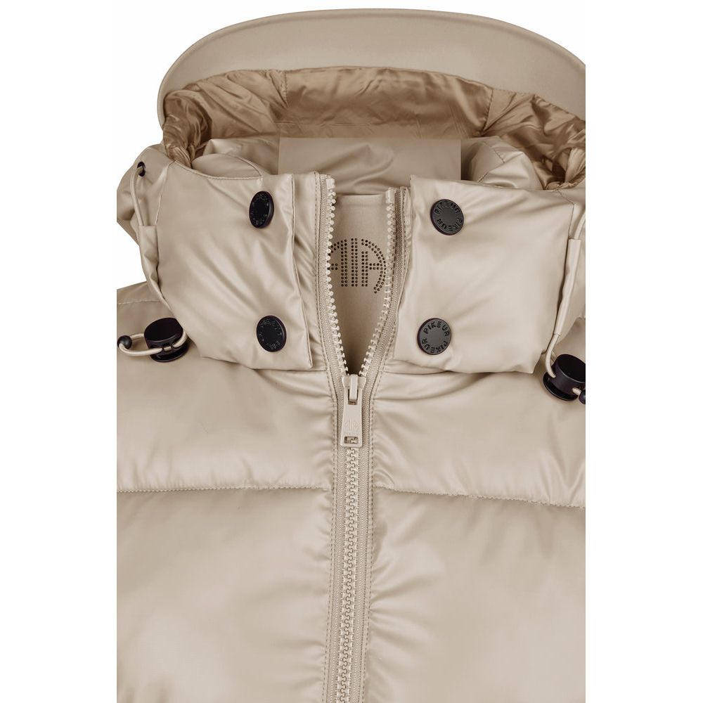 Pikeur AW25 Quilted Vest 8004 'Athleisure'- Almond
