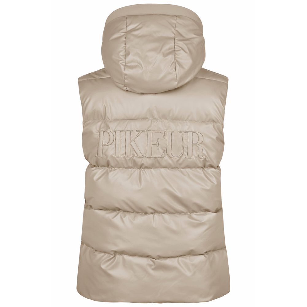 Pikeur AW25 Quilted Vest 8004 'Athleisure'- Almond