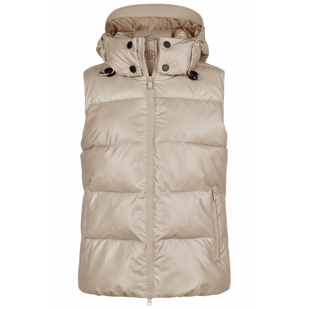 Pikeur AW25 Quilted Vest 8004 'Athleisure'- Almond