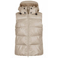 Pikeur AW25 Quilted Vest 8004 'Athleisure'- Almond