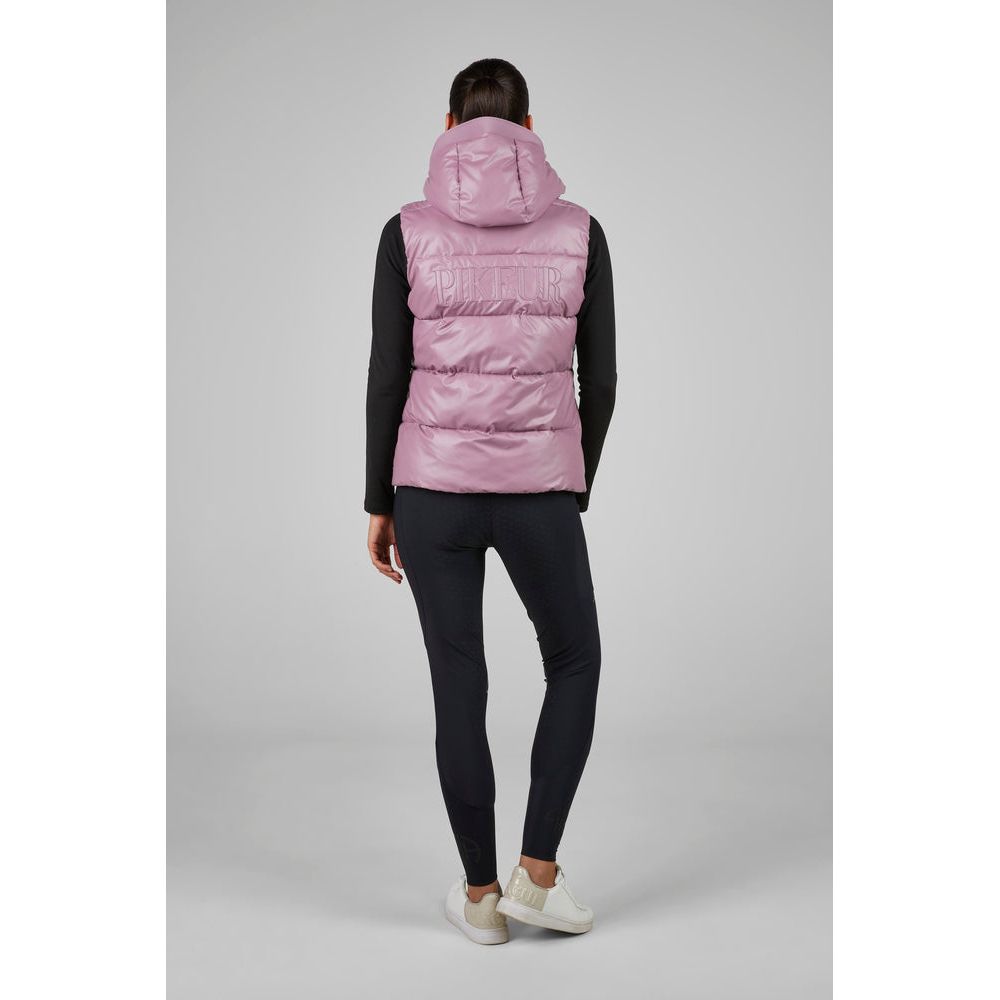 Pikeur AW25 Quilted Vest 8004 'Athleisure'- Berry Blush