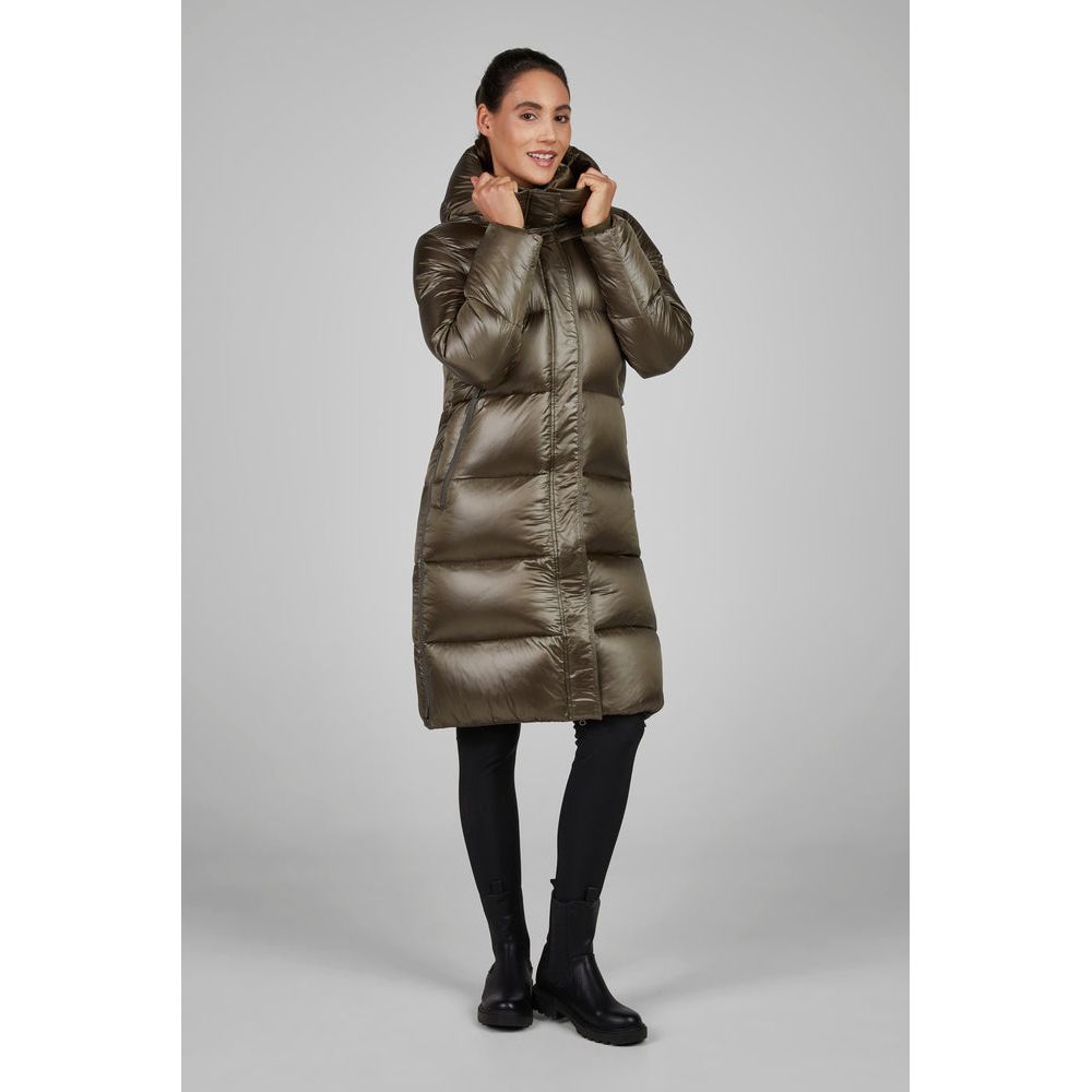 Pikeur AW25 Quilted Coat 8025 'Selection'- Slate Brown