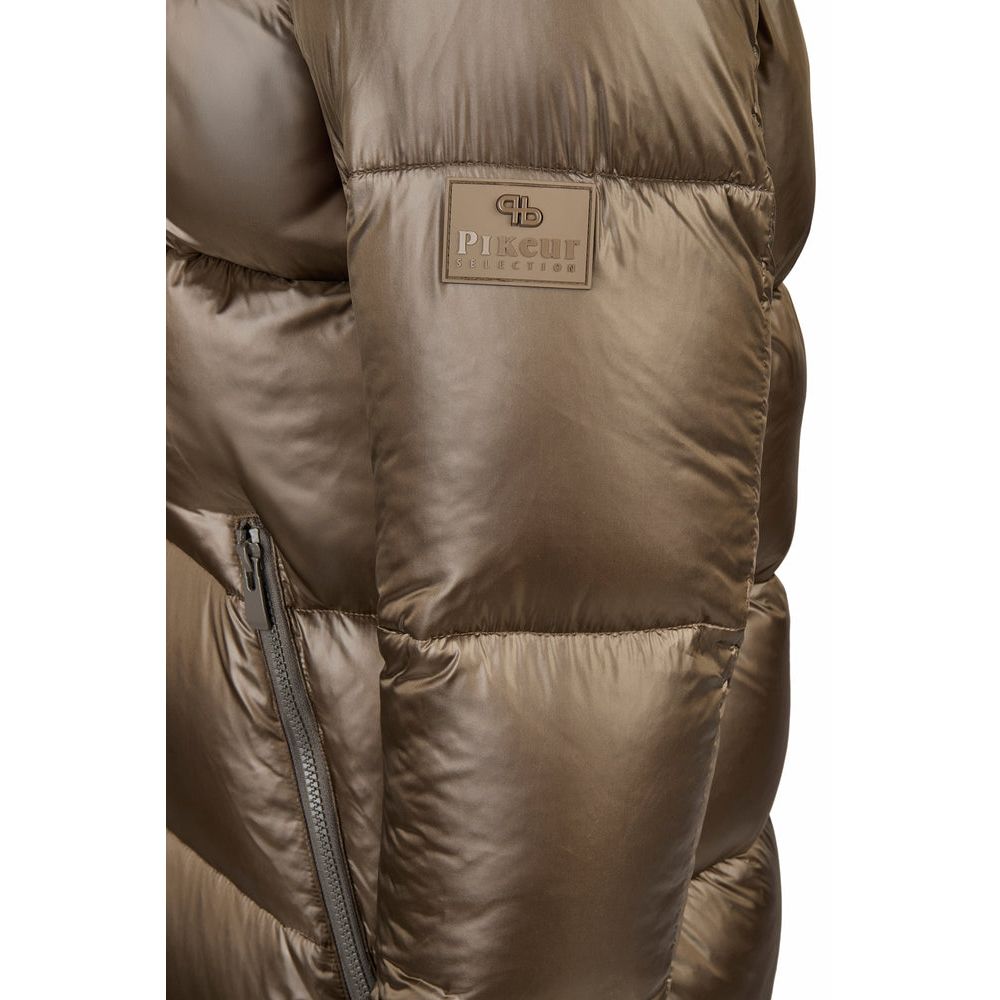 Pikeur AW25 Quilted Coat 8025 'Selection'- Slate Brown