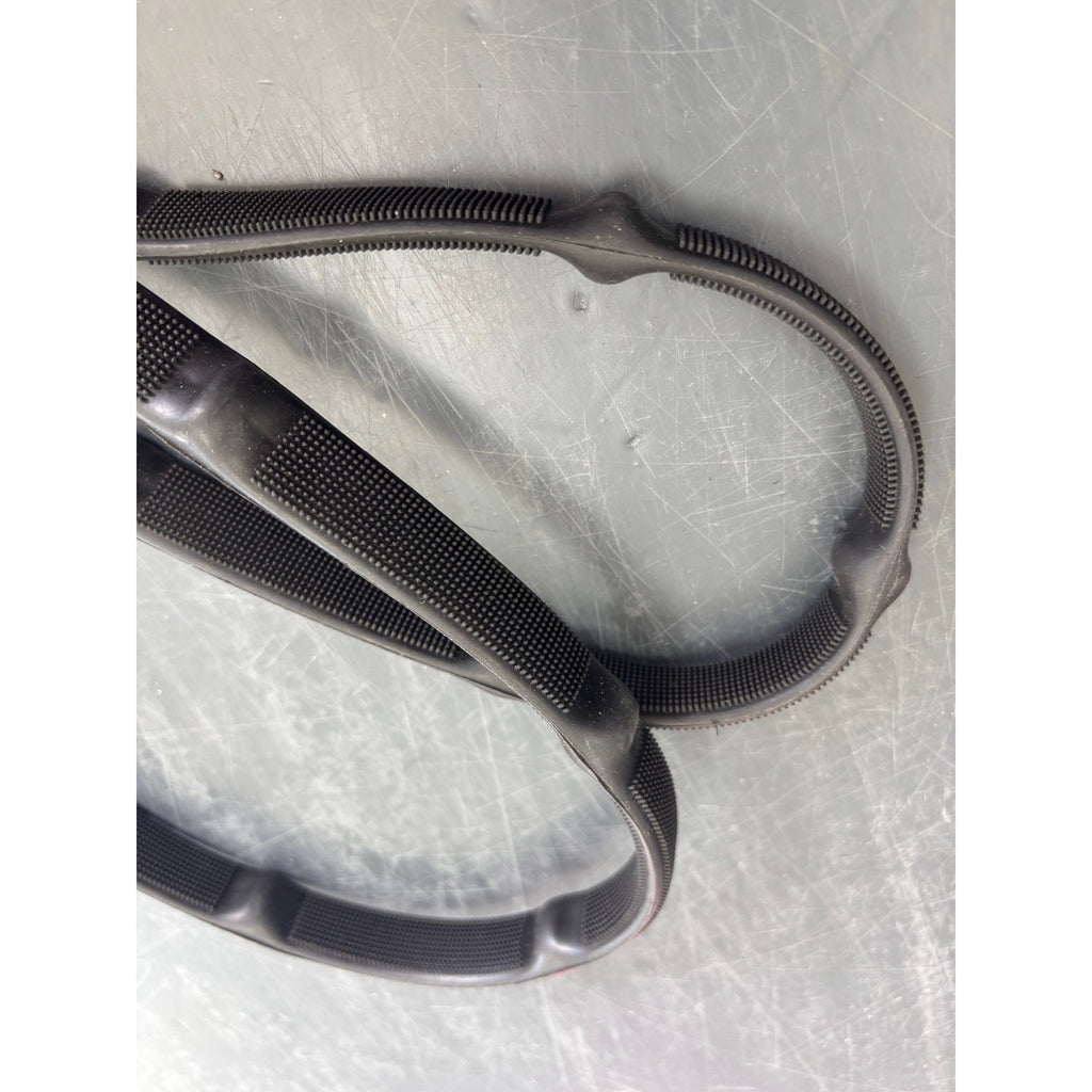 Passier Rubber Reins with Spaced Grips - Black