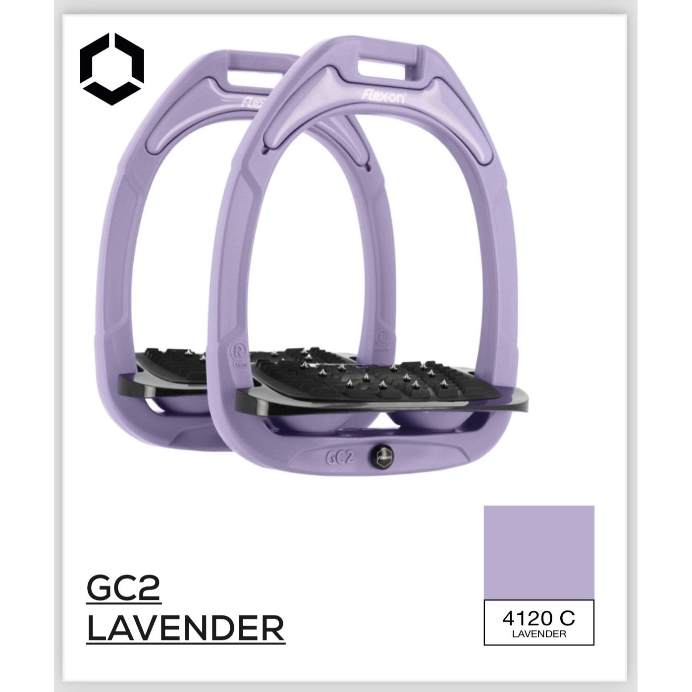 Flex-On Green Composite Stirrups - Limited Edition 'Lavender'