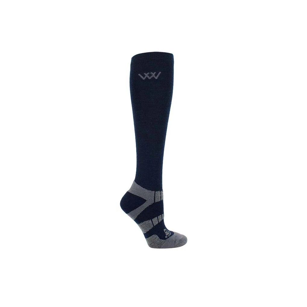 Woof Wear Winter Riding Socks- Navy