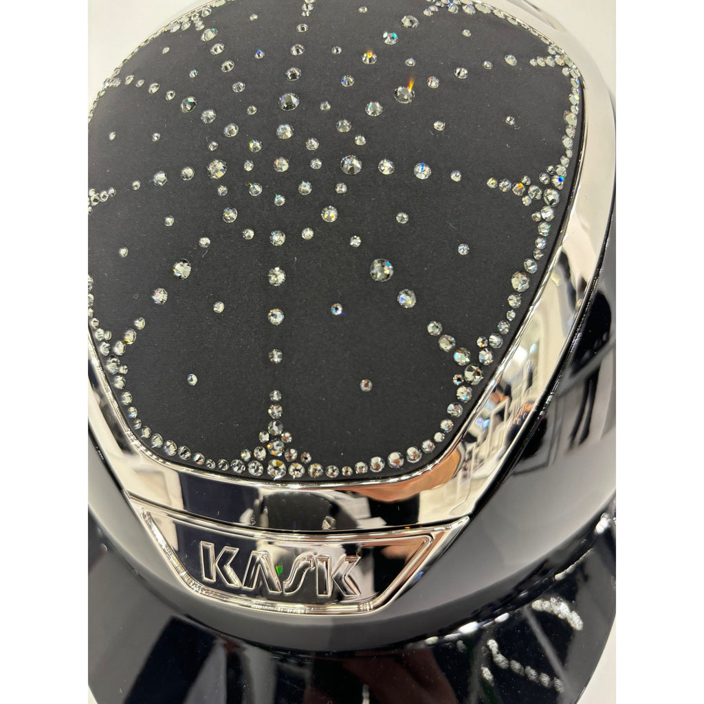 Kask Anima - 'Riviera' crystal top 51cm-56cm
