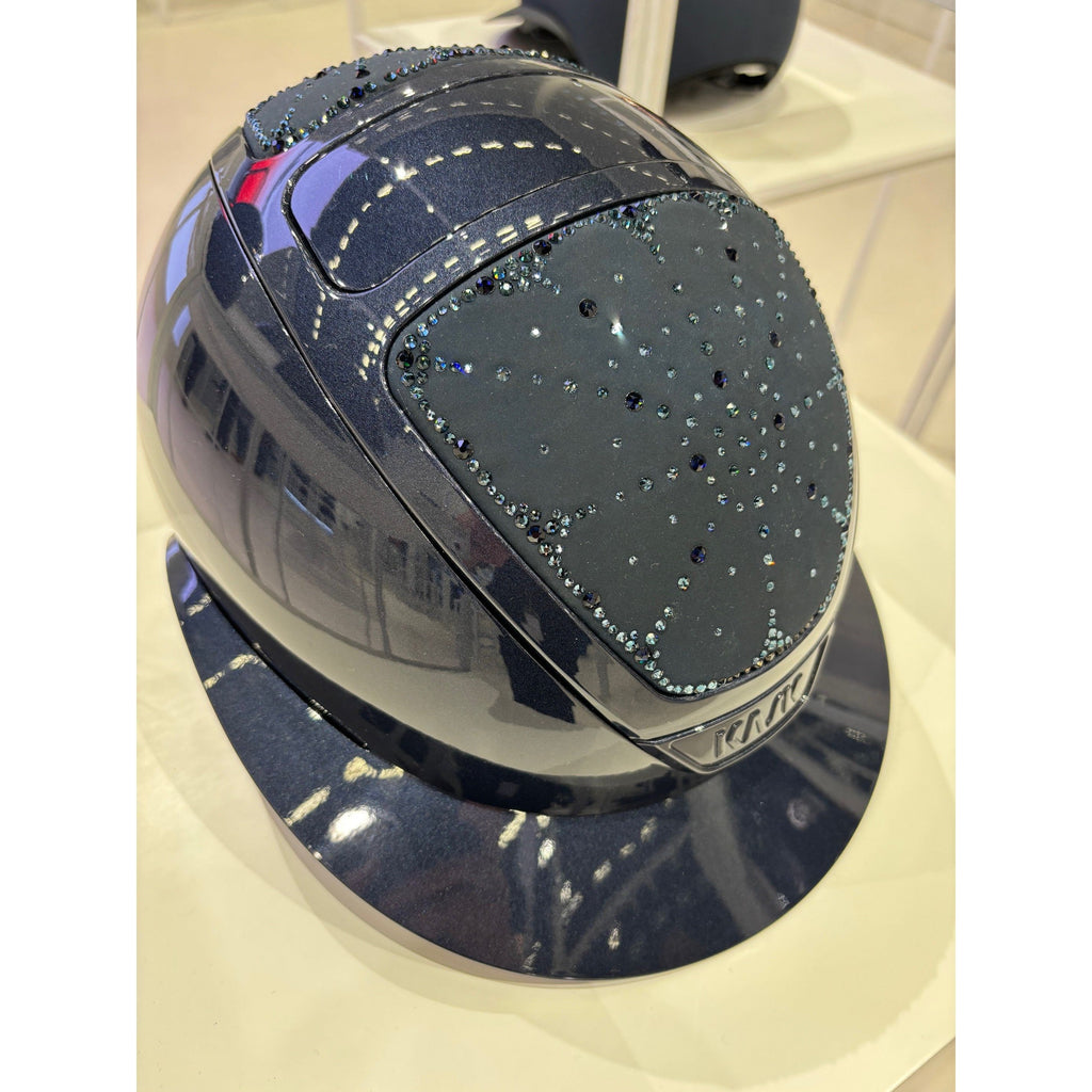 Kask Anima - 'Riviera' crystal top 51cm-56cm
