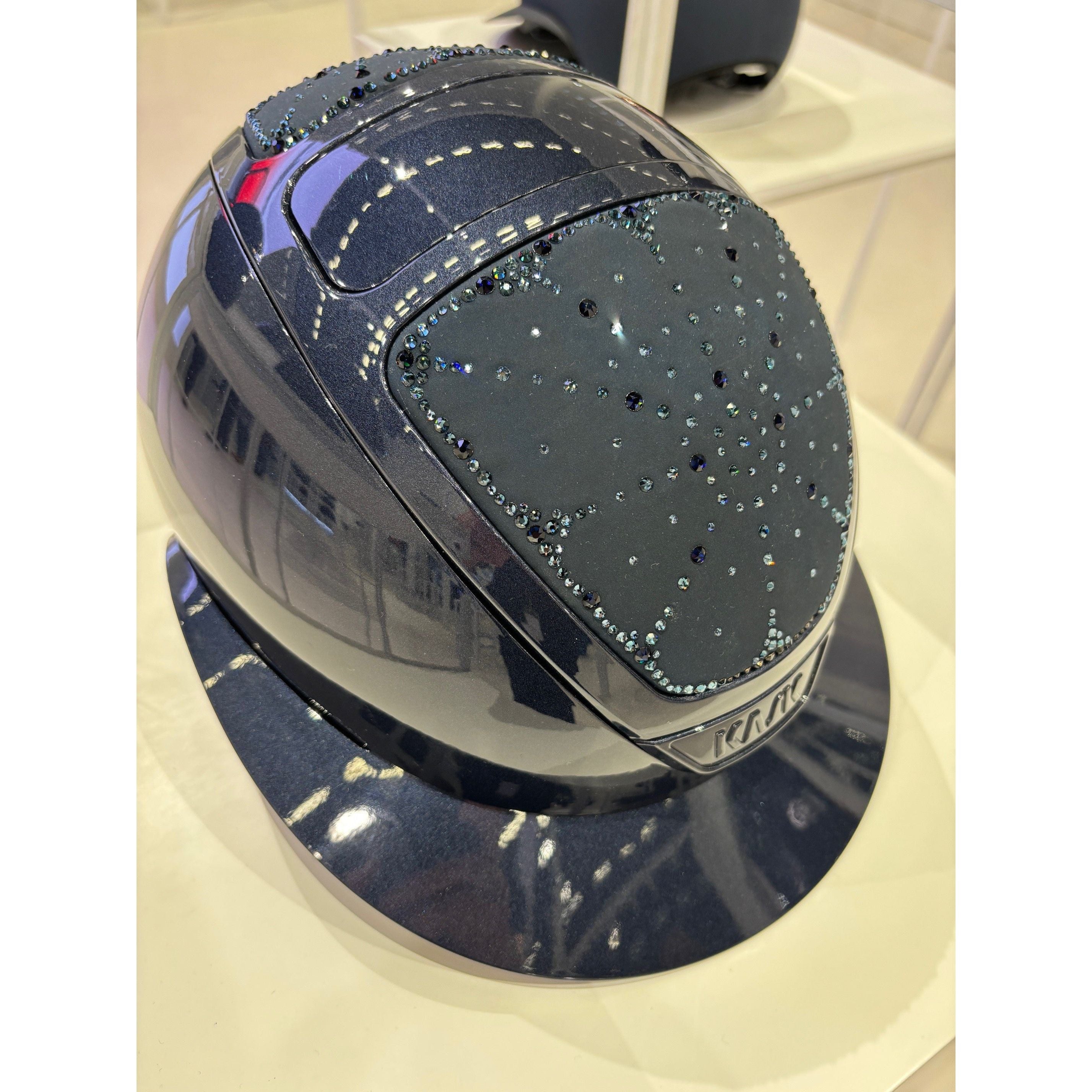 Kask Anima - 'Riviera' crystal top 57cm-63cm