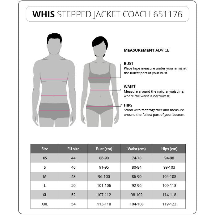 WHIS Heated Stepped Jacket Coach - UNISEX - Please buy powerbank separately